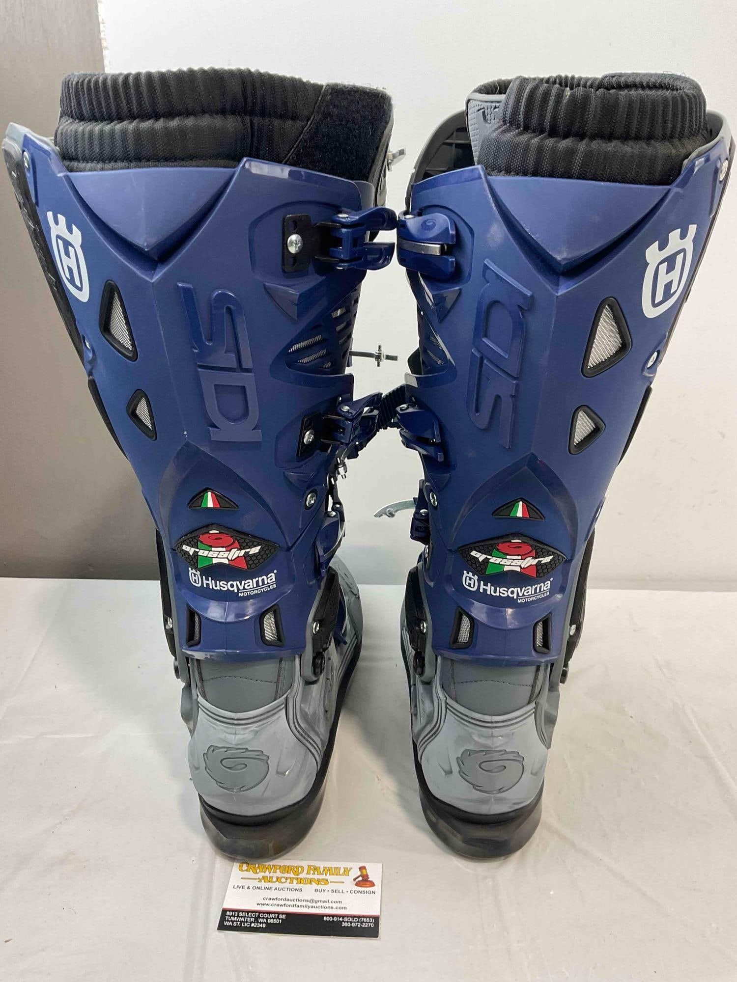 Husqvarna Sidi Crossfire 3 Motorcycle Racing Boots Size Men's US 12. Good Condition. See pics. - 6