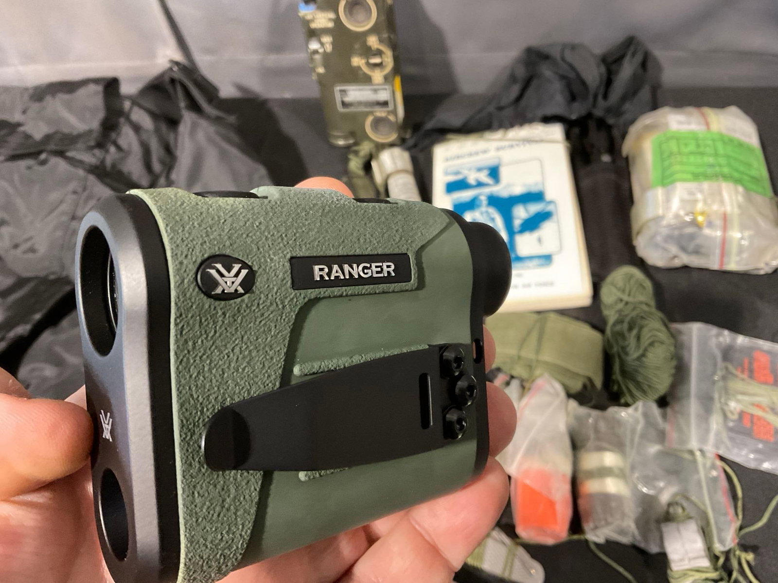 2 Tactical Vests, Vortex Ranger Rangefinder & Kershaw Folding Knife, & more Survival supplies - 3