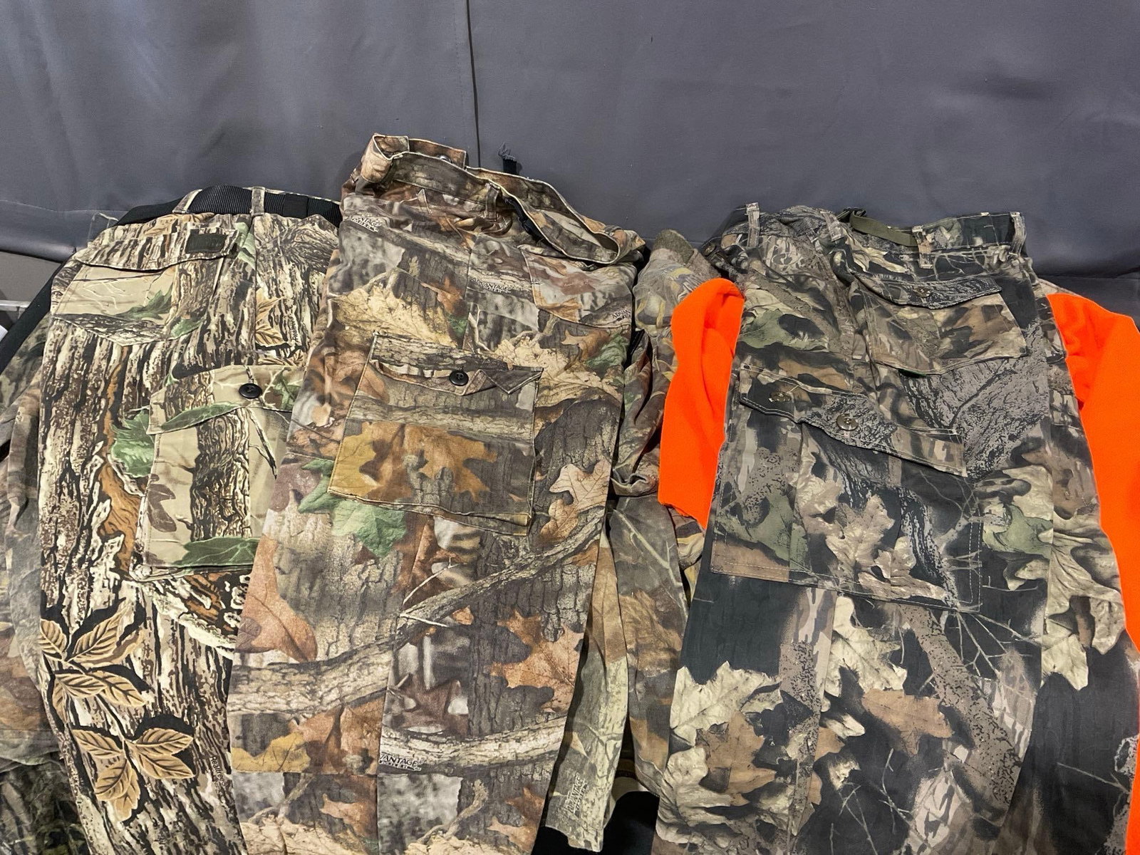 Hunters Camo Clothes, Pants & Jackets, Size 36 & Medium, Orange Sweater (1 of 7)