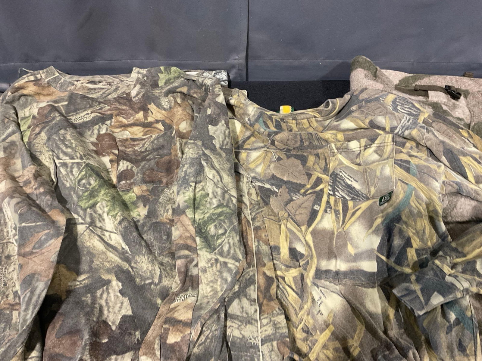 Hunters Camo Clothes, Pants & Jackets, Size 36 & Medium, Orange Sweater - 5