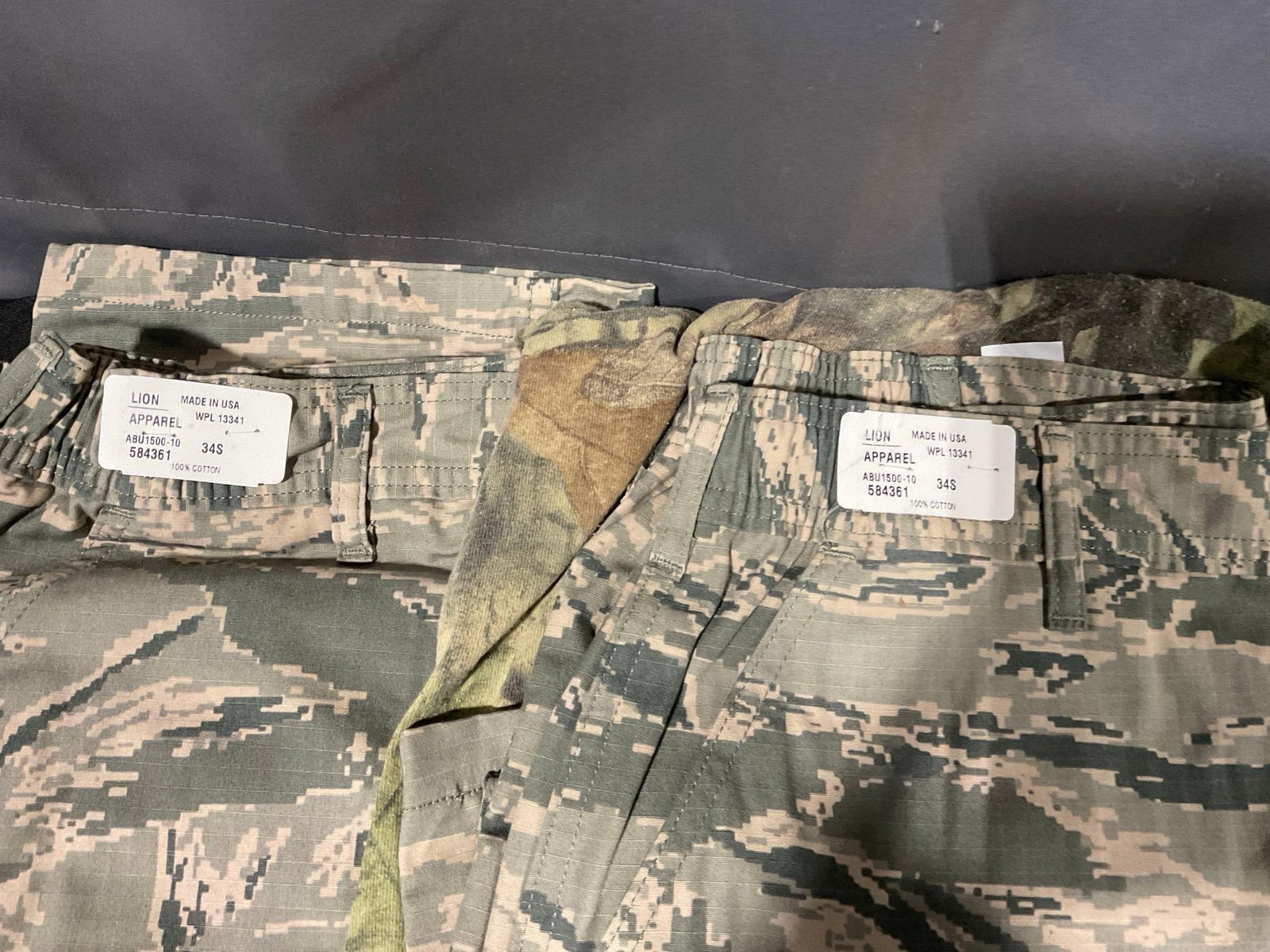 Air Force digital camo Fatigues, Several Utility Coat & Trousers, Size Medium & 34S - 11