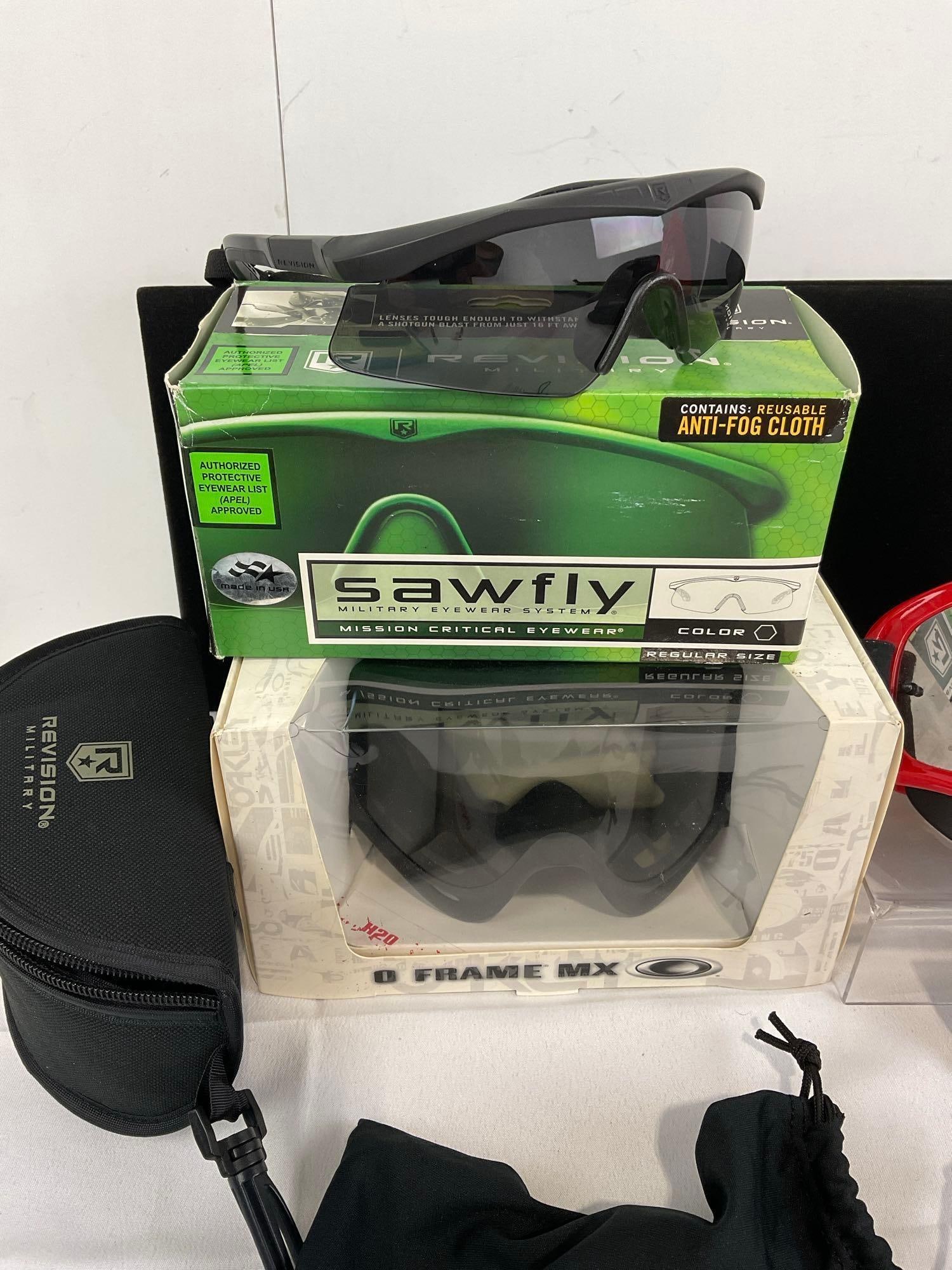 Oakley O Frame MX, Sawfly Sunglasses in box, Oakley & 2x Scott Snow Goggles - 2