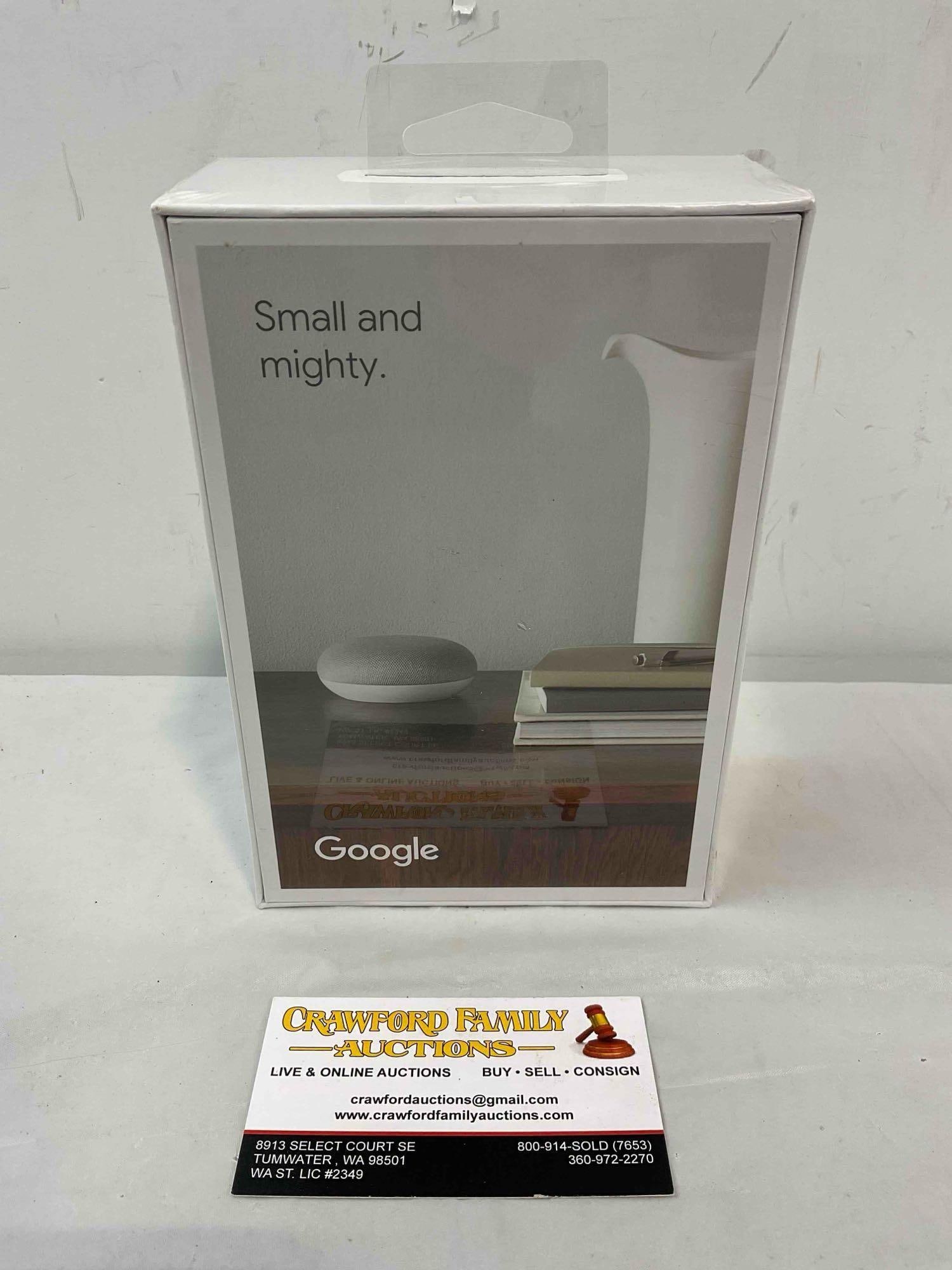 NIB Google Nest Mini Second Generation in Chalk Color. Good Condition. See pics. - 3