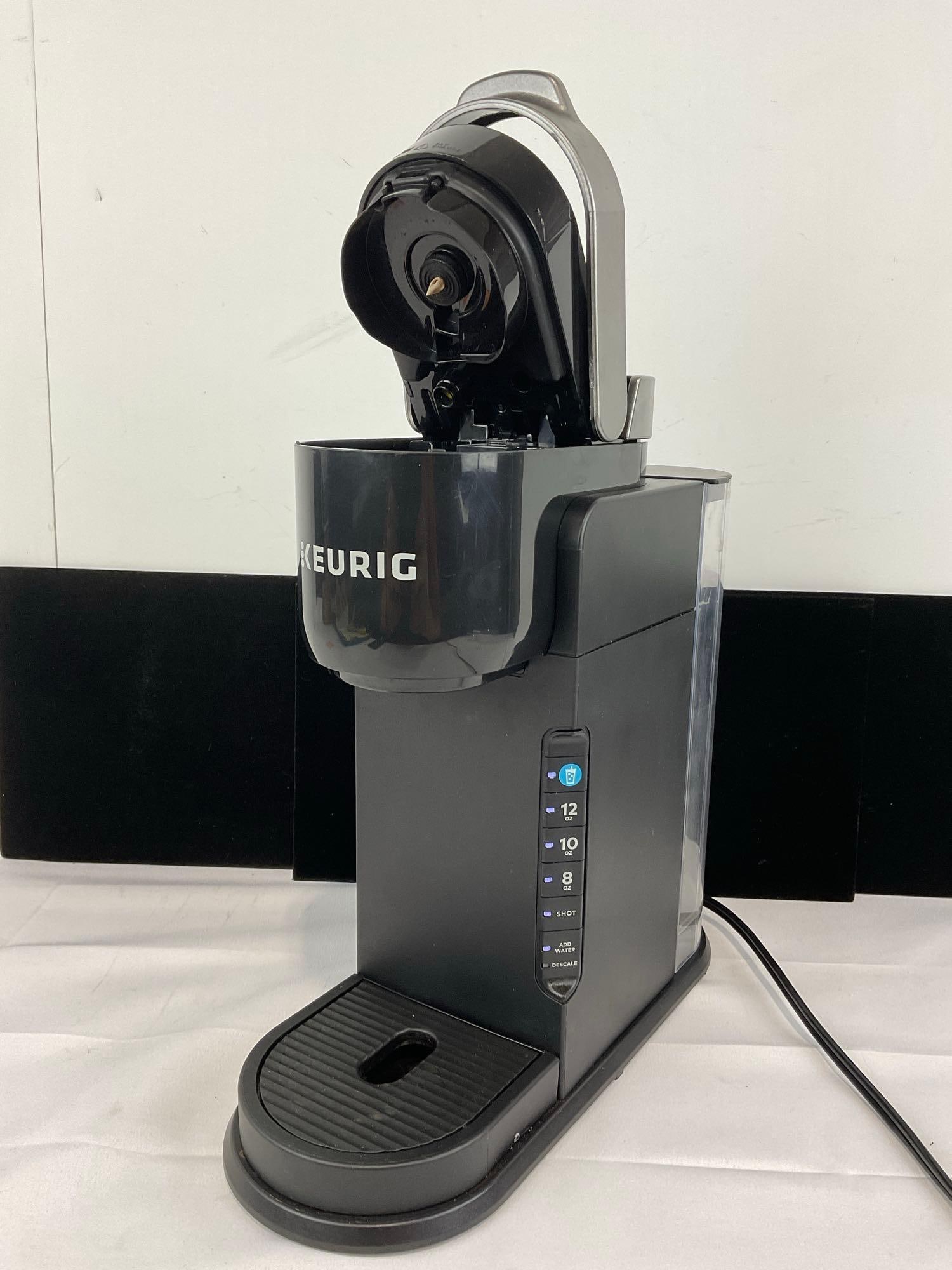 Keurig K-Express Single Serve Coffee Maker, in black, tested & working, 14h x 13w x 6d inches - 3