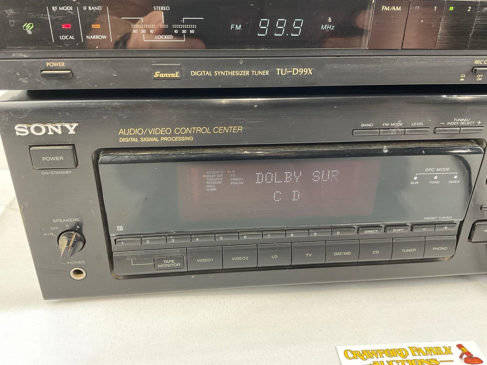 Sansui Stereo Tuner model no TU-0D99x & Sony Stereo FM/AM Receiver model no STR-D865 - 4
