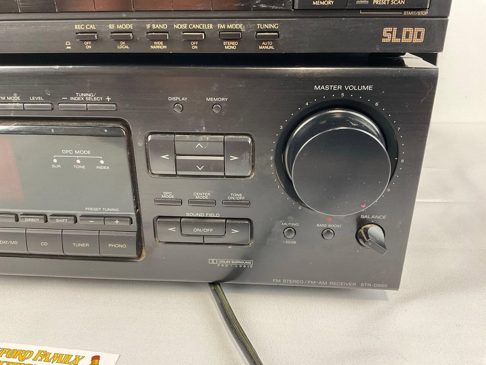 Sansui Stereo Tuner model no TU-0D99x & Sony Stereo FM/AM Receiver model no STR-D865 - 5