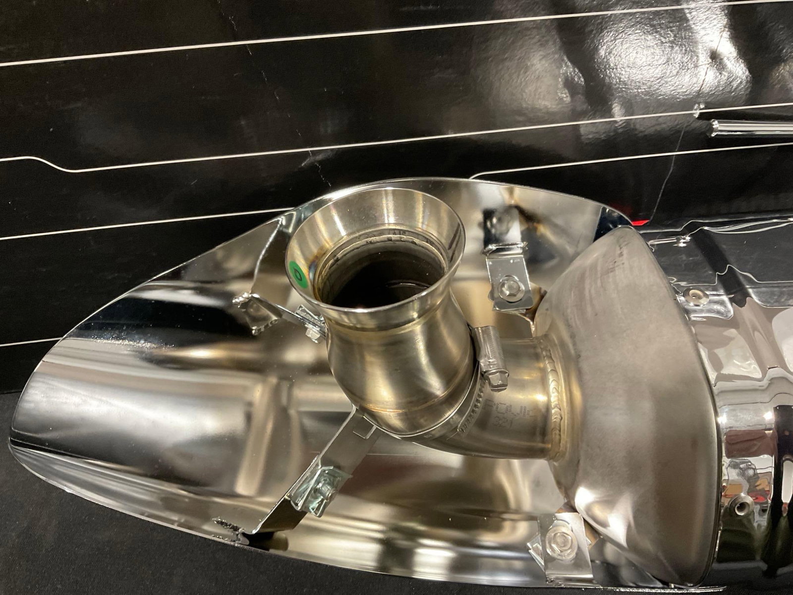 Akrapovic Can-Am Spyder F3 15 Chrome Straight Shot Silencer, made in Slovenia, LNIB - 7