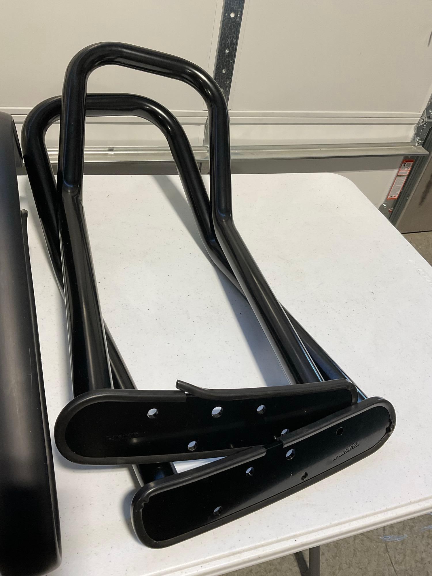 Black Tubular Grille Guard & Push Bar, w/brackets, & bolts, side pieces not attached Appears Unused - 2