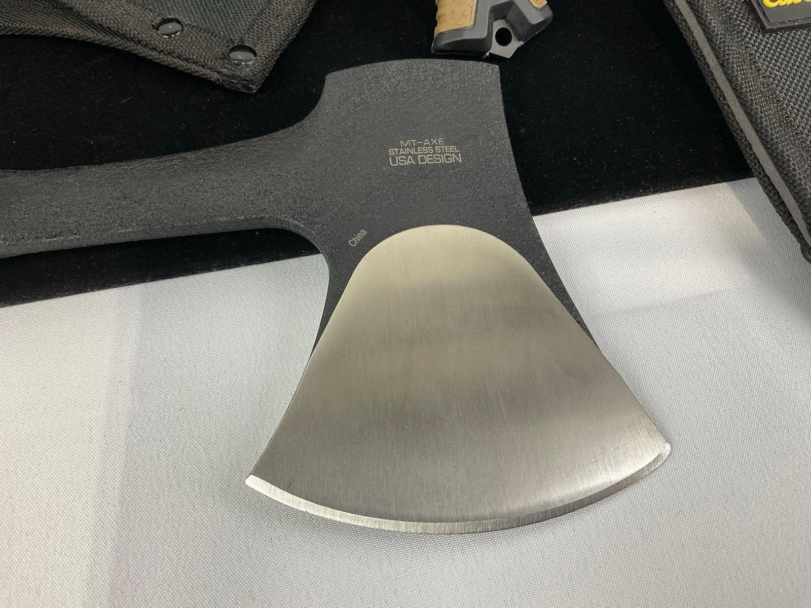 Pair of Fixed Blade Knives, Buck 692, Gerber StrongArm, & MTech USA Hatchet all w/sheathes - 6
