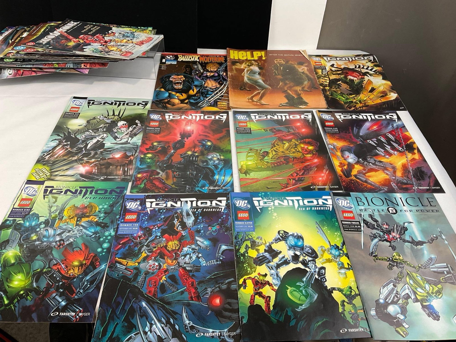 Collection of 46 Comics, Several DC Bionicle incl. #1, 3-5, 7-17, 20-27, Incredible Sci Fi, & more - 4