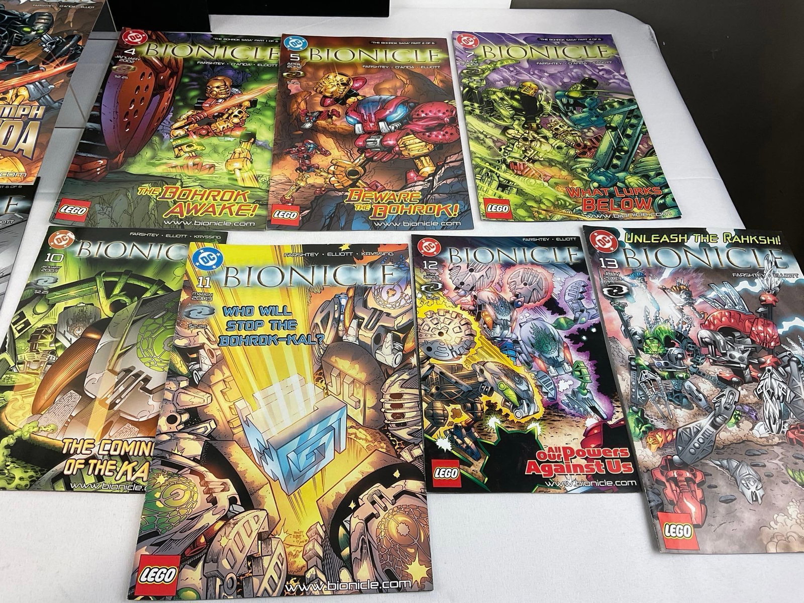 Collection of 46 Comics, Several DC Bionicle incl. #1, 3-5, 7-17, 20-27, Incredible Sci Fi, & more - 7