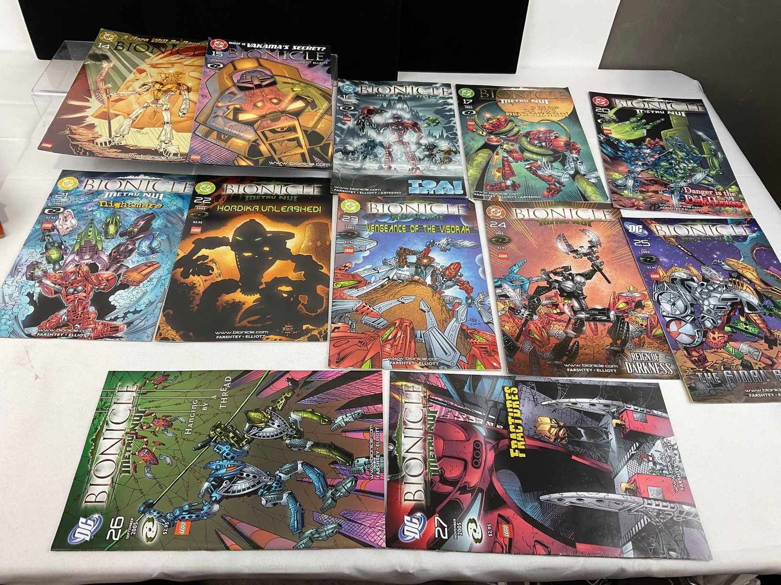 Collection of 46 Comics, Several DC Bionicle incl. #1, 3-5, 7-17, 20-27, Incredible Sci Fi, & more - 8