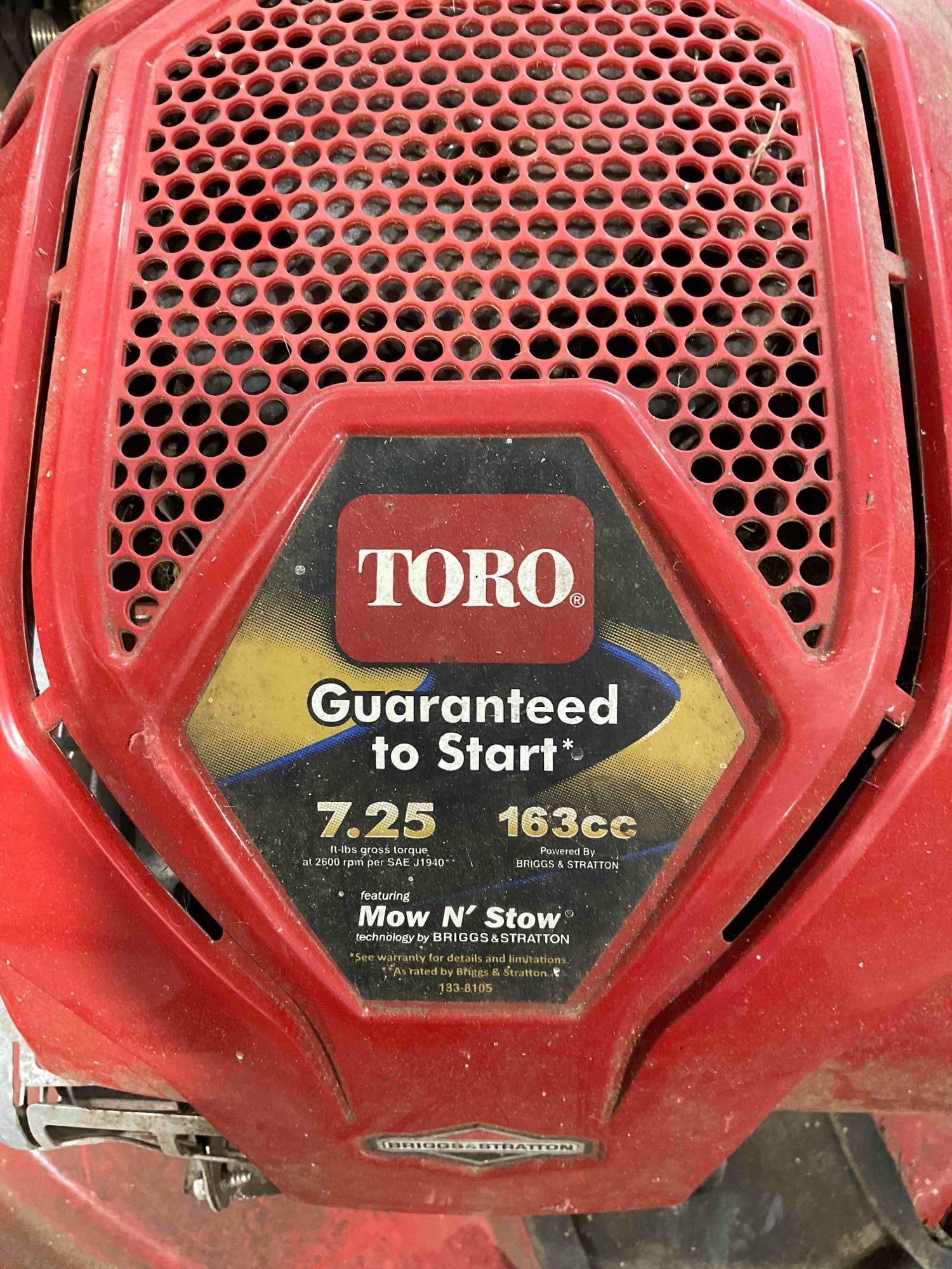 Toro Recycler 22" Gas Powered Lawn Mower w/ SmartStow. Tested, Works. Good Condition. - 3