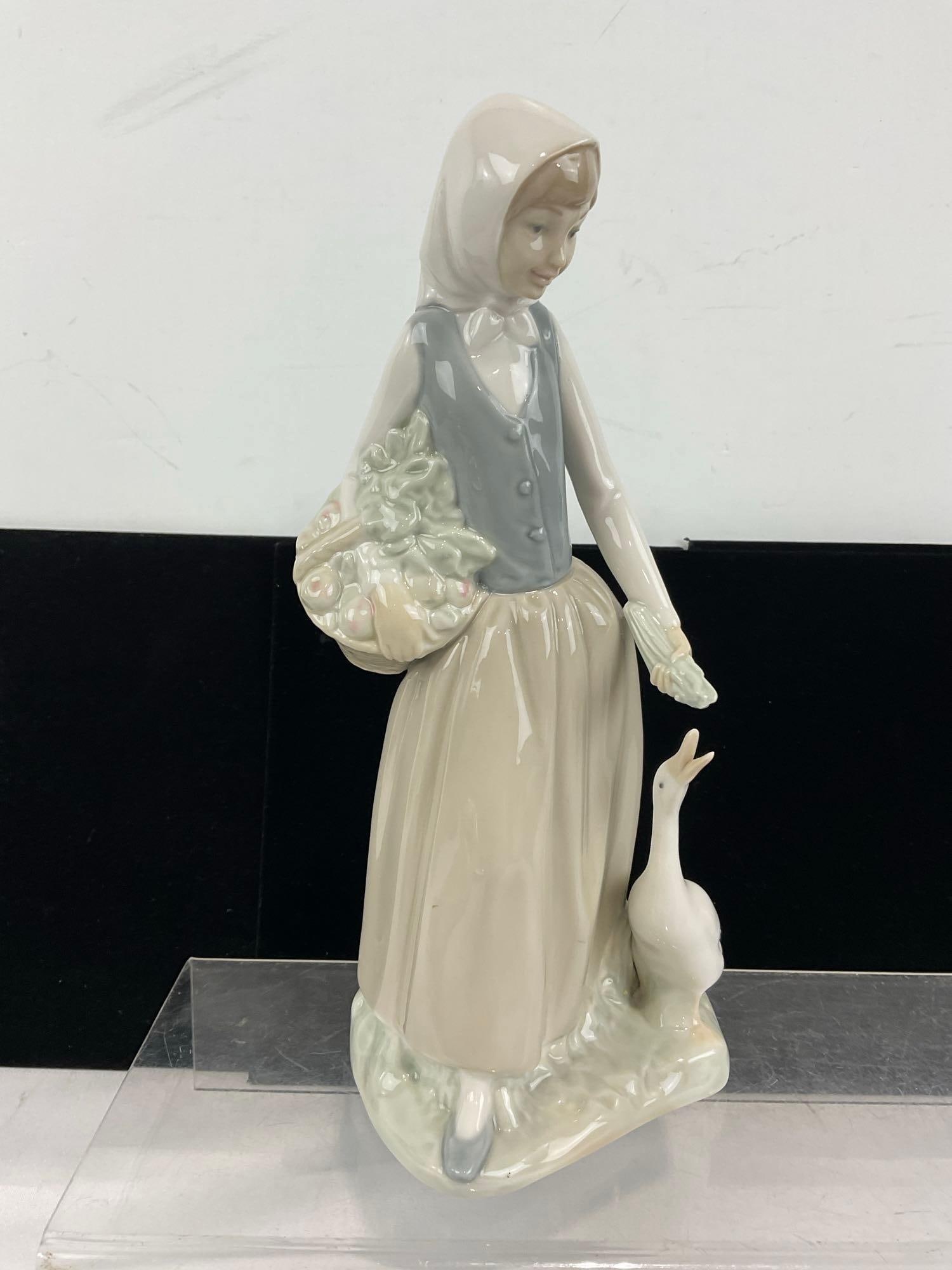Pair of Statues, Girl Dancing LLADRO #5375 Teresita & NAO by LLADRO Hungry Goose - 5