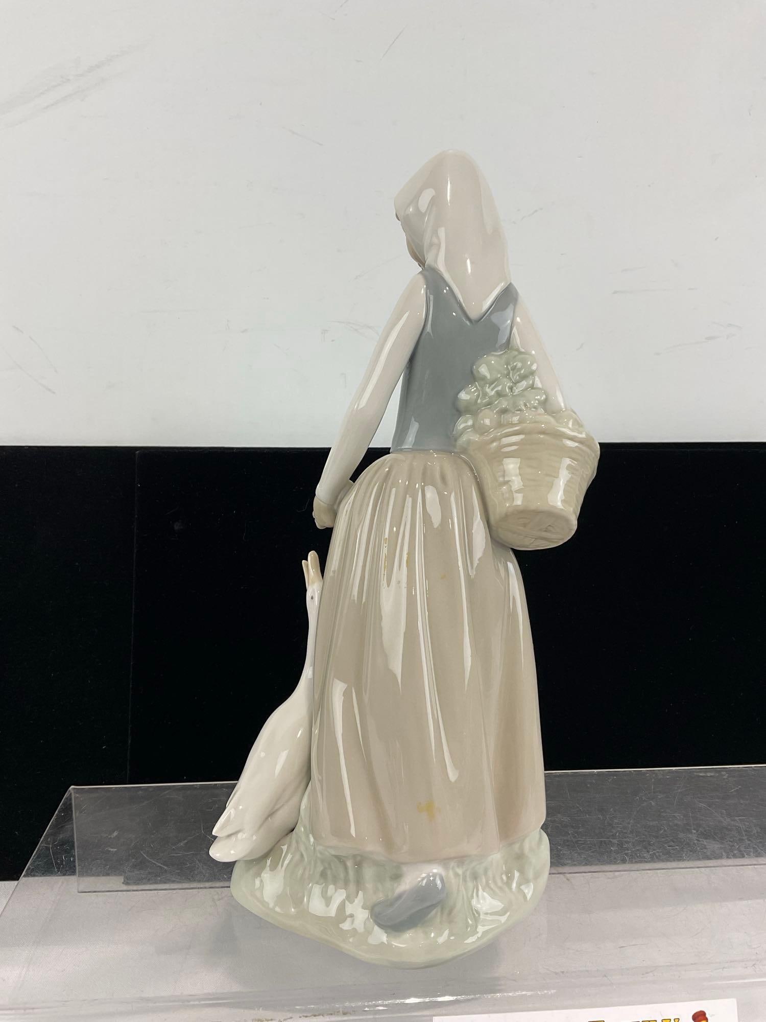 Pair of Statues, Girl Dancing LLADRO #5375 Teresita & NAO by LLADRO Hungry Goose - 6