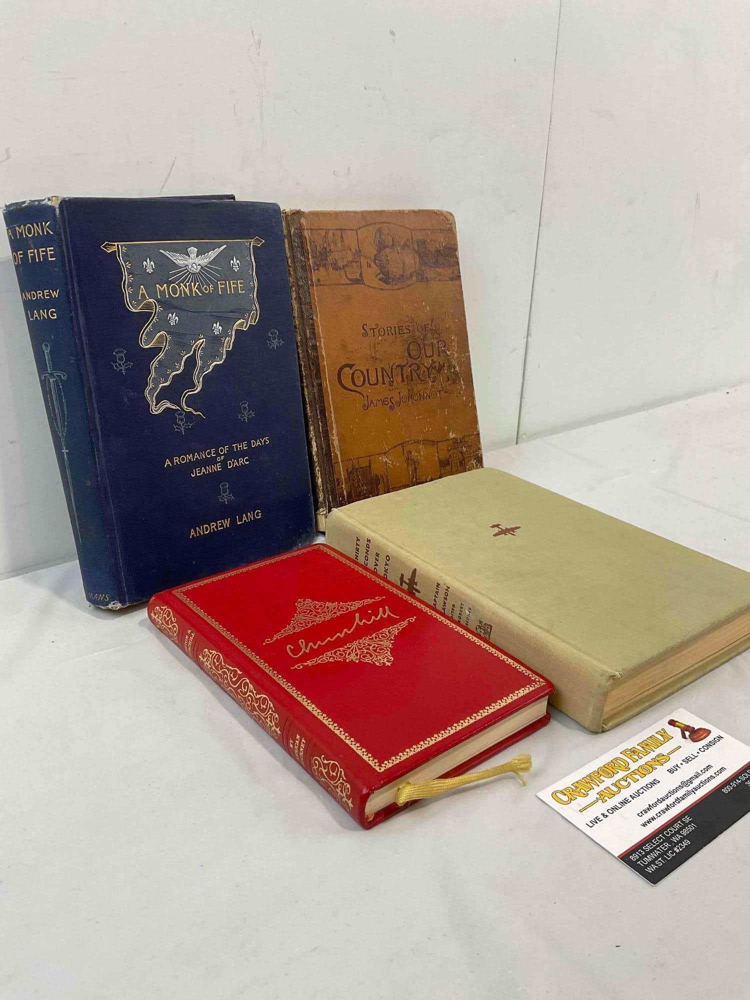 4 pcs Vintage Hardcover Books, incl. "My African Journey" by Winston Churchill & More! See pics. - 3