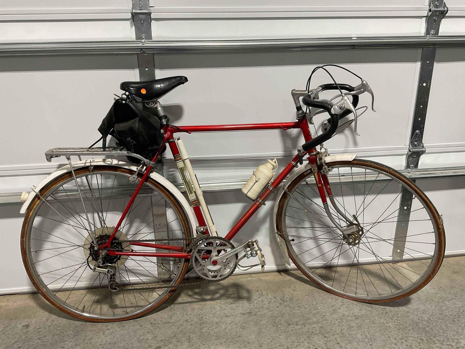 Vintage Schwinn Single Speed Tiger Super Model Deluxe Red Bicycle w/ 27" Wheels. See pics. - 11