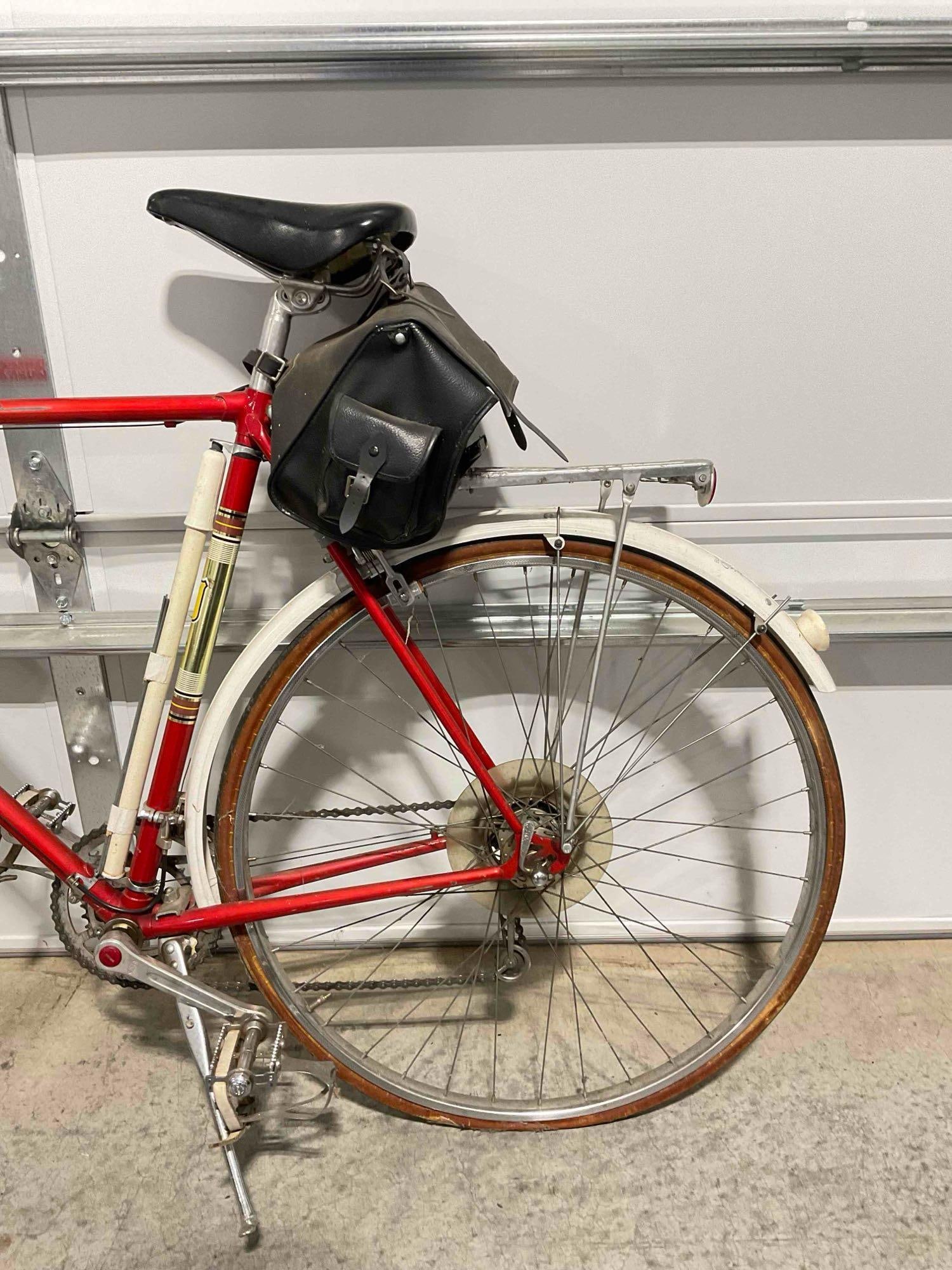 Vintage Schwinn Single Speed Tiger Super Model Deluxe Red Bicycle w/ 27" Wheels. See pics. - 5