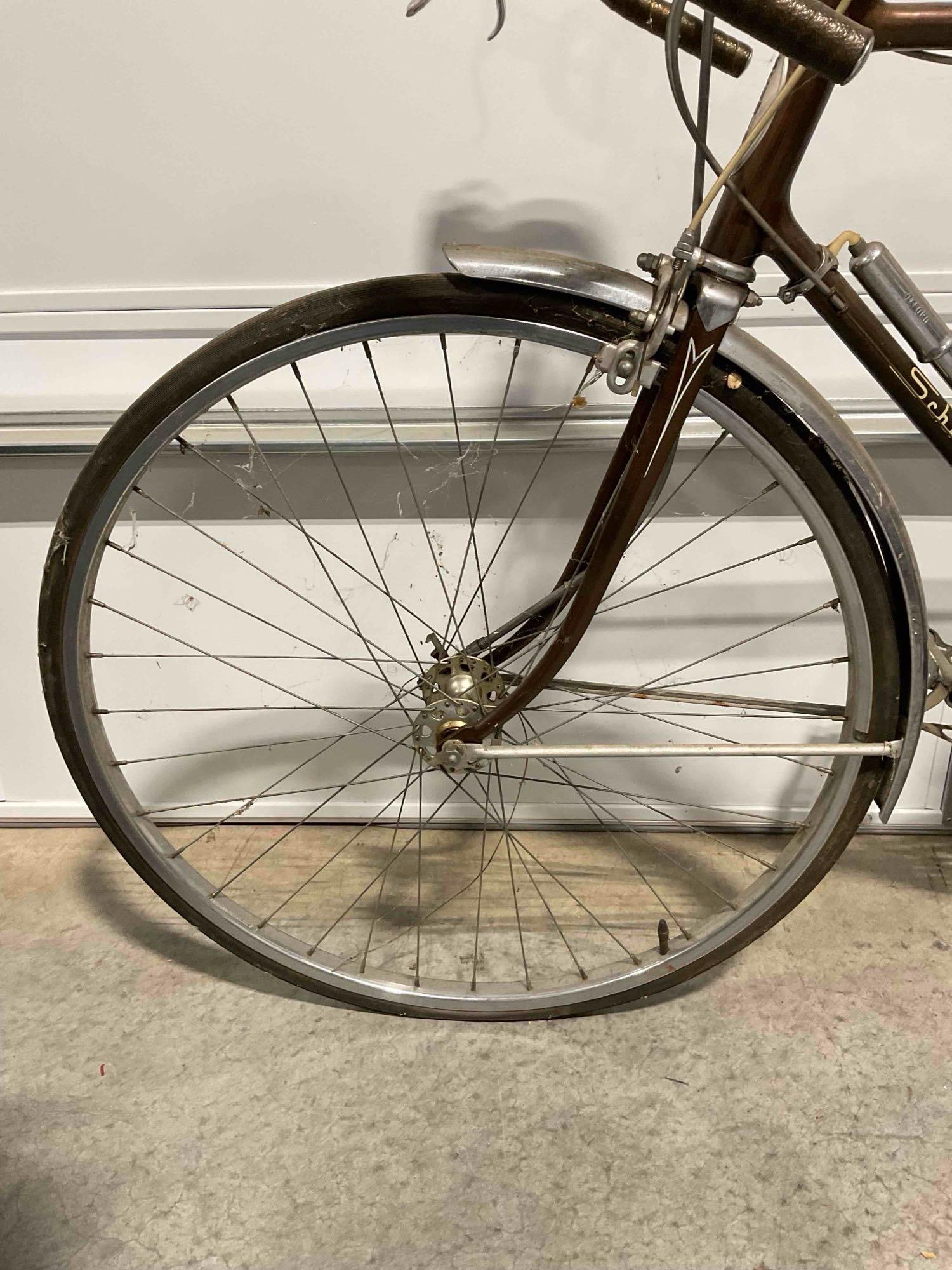 Vintage Schwinn Varsity Single Speed Brown Bike w/ 27" Wheels. Fair Condition. See pics. - 2