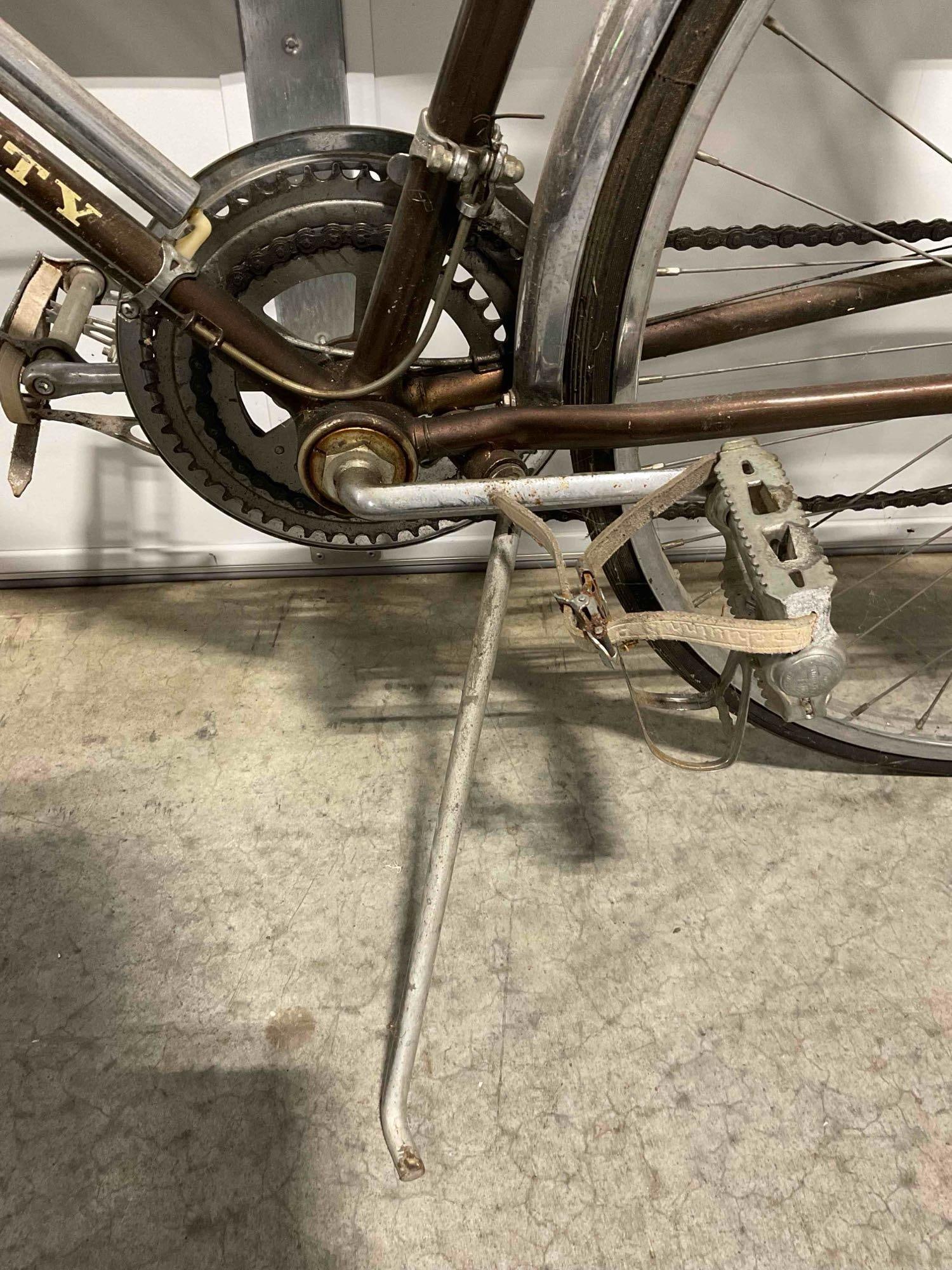 Vintage Schwinn Varsity Single Speed Brown Bike w/ 27" Wheels. Fair Condition. See pics. - 5