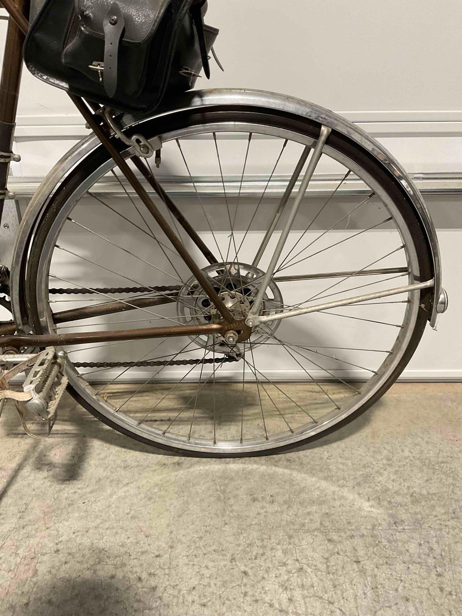 Vintage Schwinn Varsity Single Speed Brown Bike w/ 27" Wheels. Fair Condition. See pics. - 6