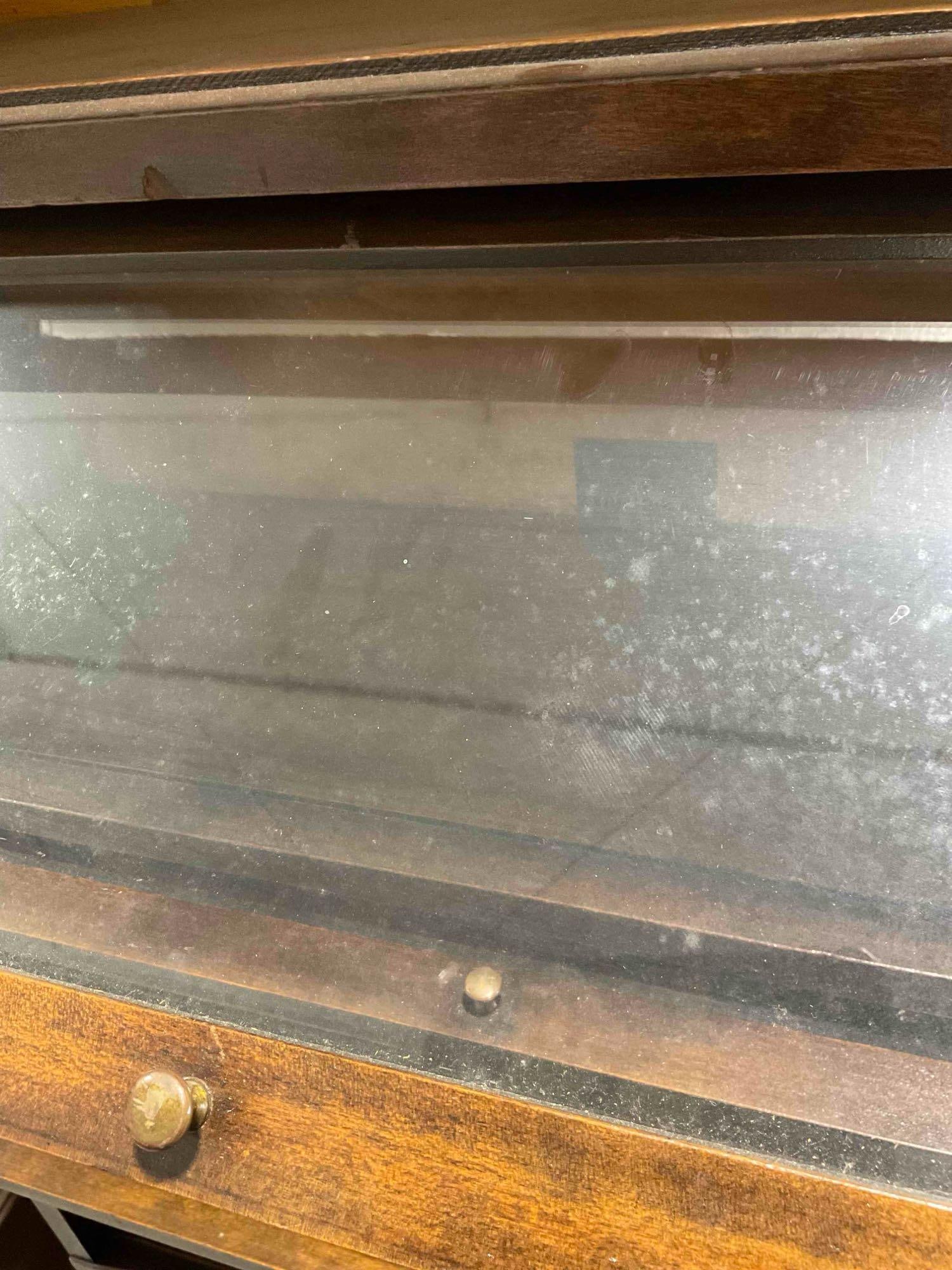 Vintage Globe-Wernicke 6-Tier Glass Fronted Sectional Book Case. Fair Condition. See pics. - 8
