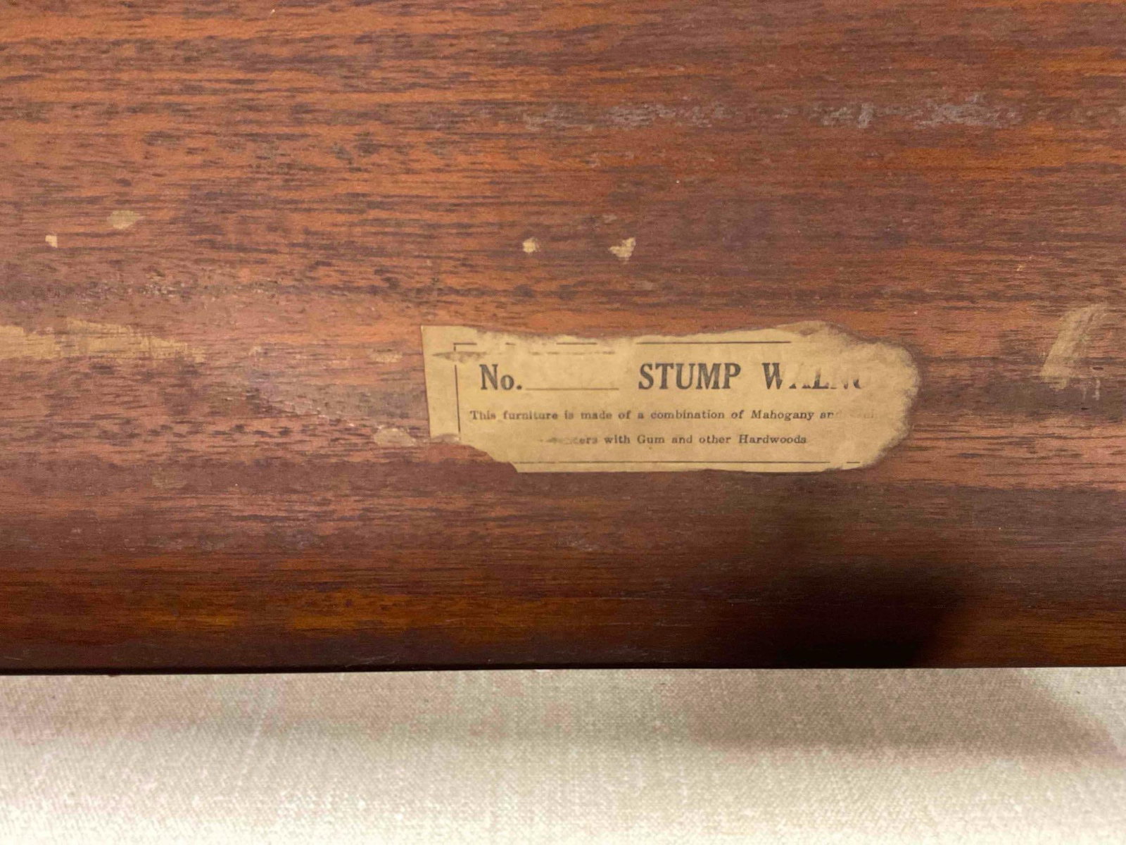 Vintage Mahogany? Wooden 7 Drawer Dresser w/ Carved Accents & Nice Grain. Fair Condition. - 8