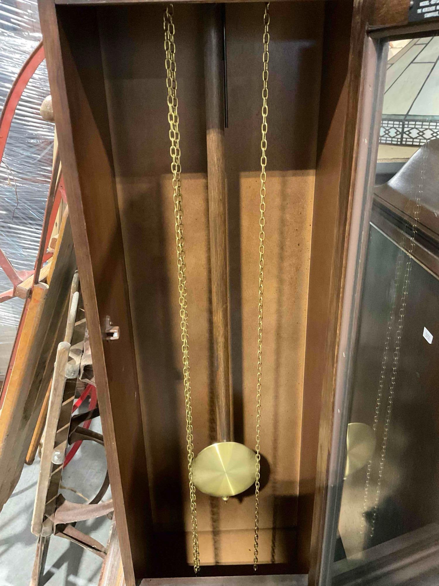 Herschede 8 Day Grandfather Clock Model 607 Lady Shelly w/ Pendulum & Weights. See pics. - 6