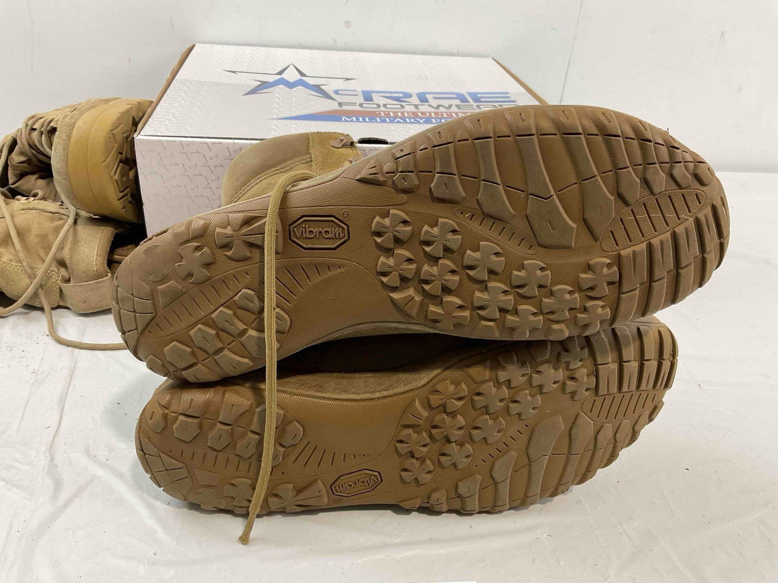 2 pairs of Military Boots, incl. Danner Tanicus & Belleville Tactical Research Size US Men's 11. - 13
