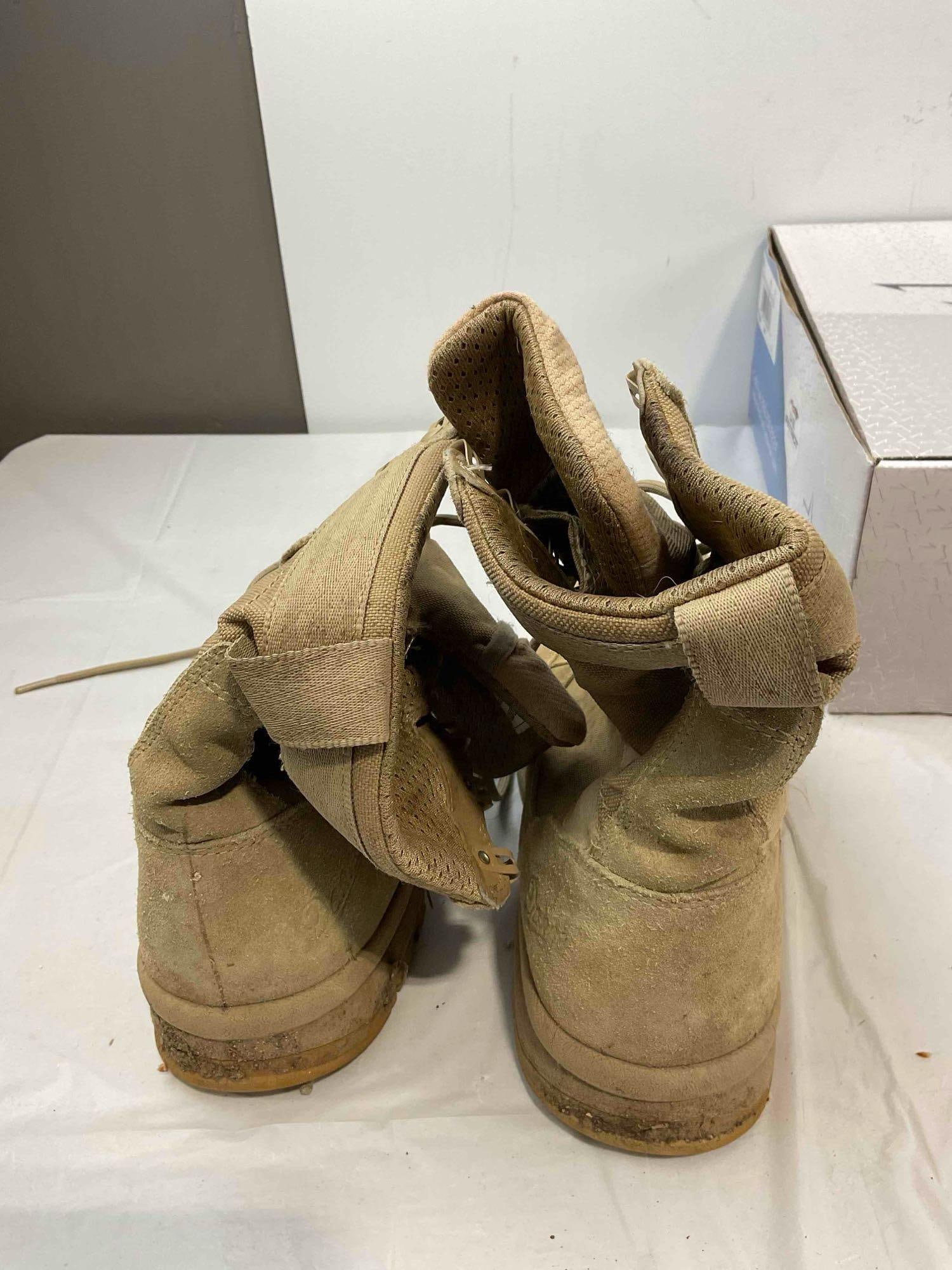 2 pairs of Military Boots, incl. Danner Tanicus & Belleville Tactical Research Size US Men's 11. - 9