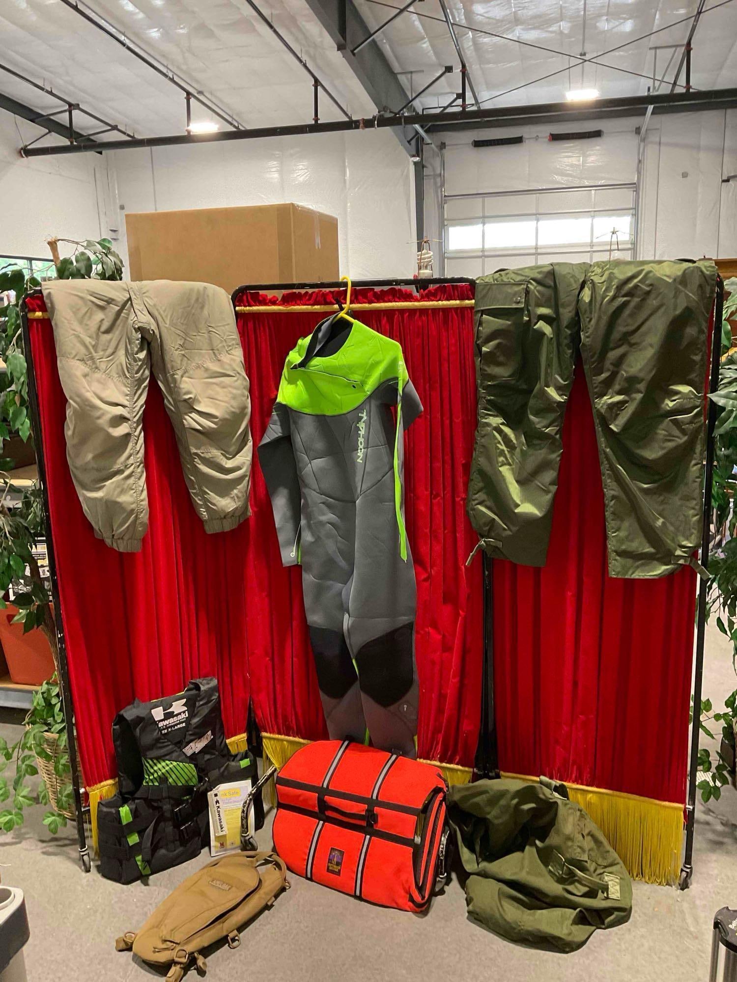 7 pcs Outdoor Gear, incl. Typhoon Wet Suit, CamelBak Water Pack & Much More! See pics. (1 of 13)