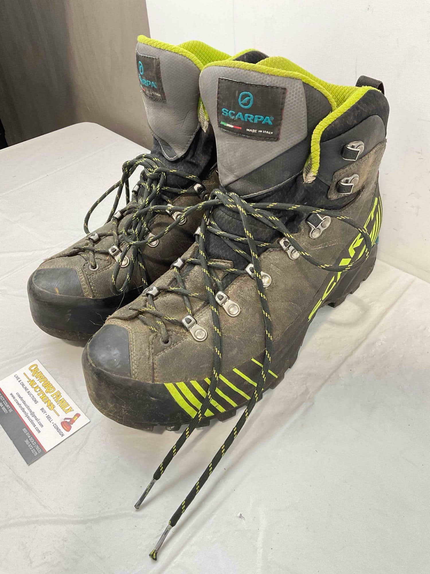SCARPA Ribelle HD Mountaineering Boots Size Men's US 11.5. Good Condition. See pics. - 2
