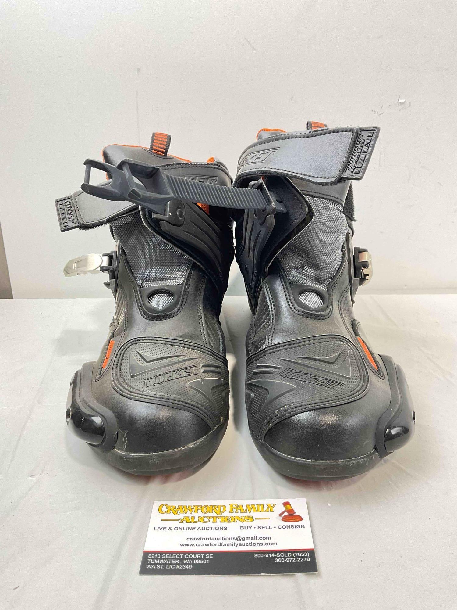 Joe Rocket Atomic Motorcycle Boots in Size Men's US 11. Good Condition. See pics. (1 of 7)