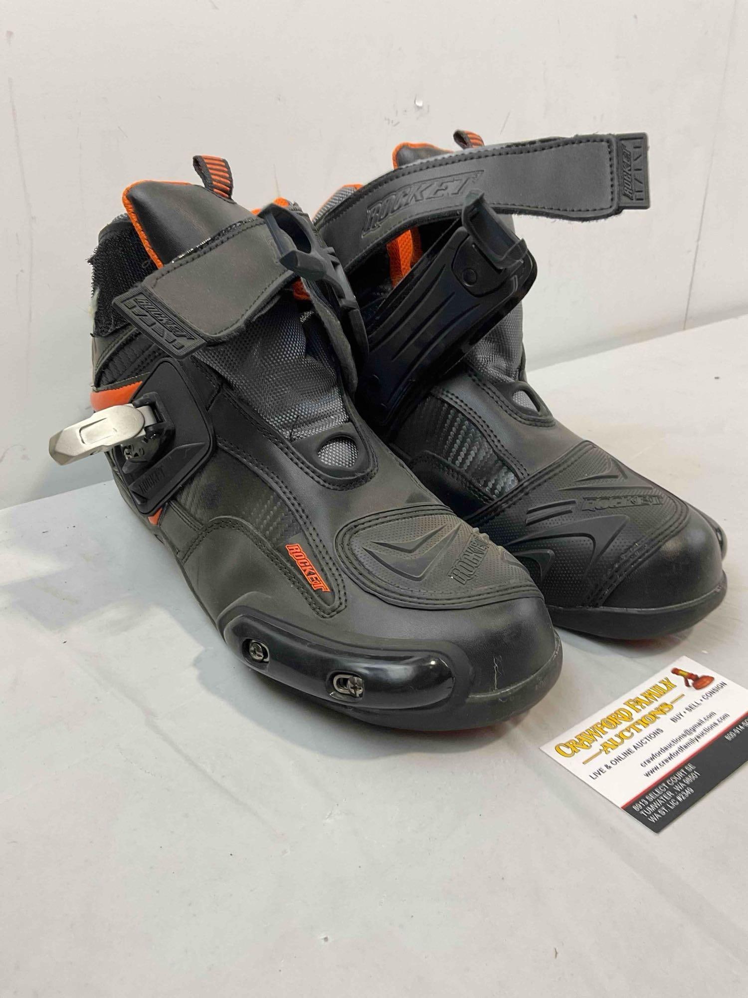 Joe Rocket Atomic Motorcycle Boots in Size Men's US 11. Good Condition. See pics. - 2