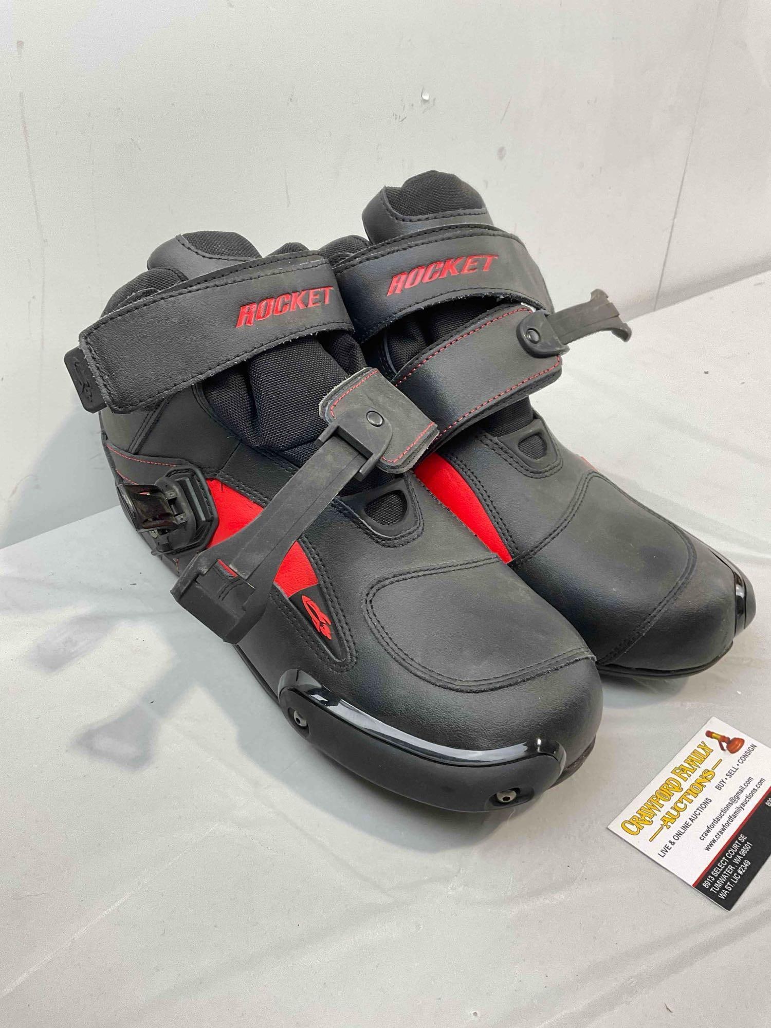 Joe Rocket Sector Motorcycle Boots in Men's US Size 11. Good Condition. See pics. - 2