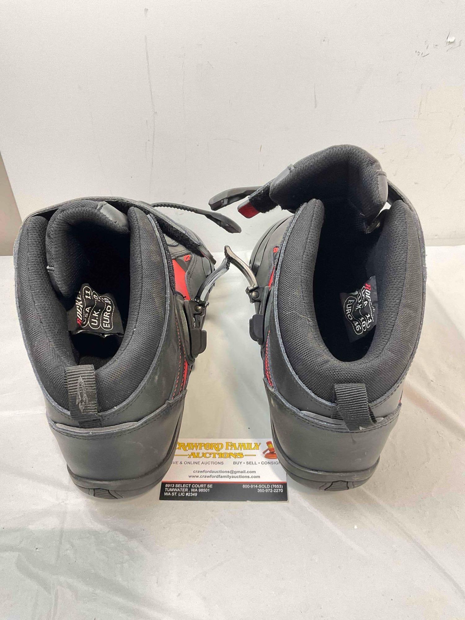 Joe Rocket Sector Motorcycle Boots in Men's US Size 11. Good Condition. See pics. - 5