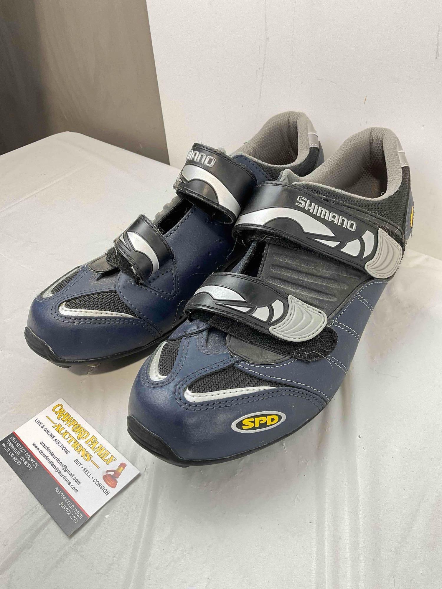 Shimano SPD SH-M082B Mountain Cycling Shoes in Men's US Size 11.5. Good Condition. See pics. - 2