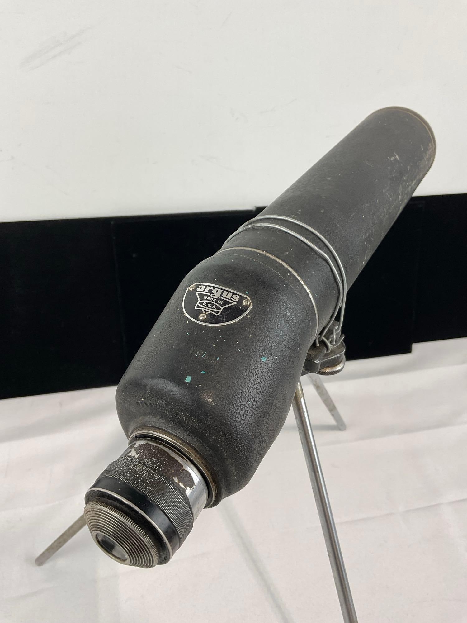 Bushnell Sportview 9-30x40 Zoom & Argus Super Grade 20x Spotting Scopes - 5
