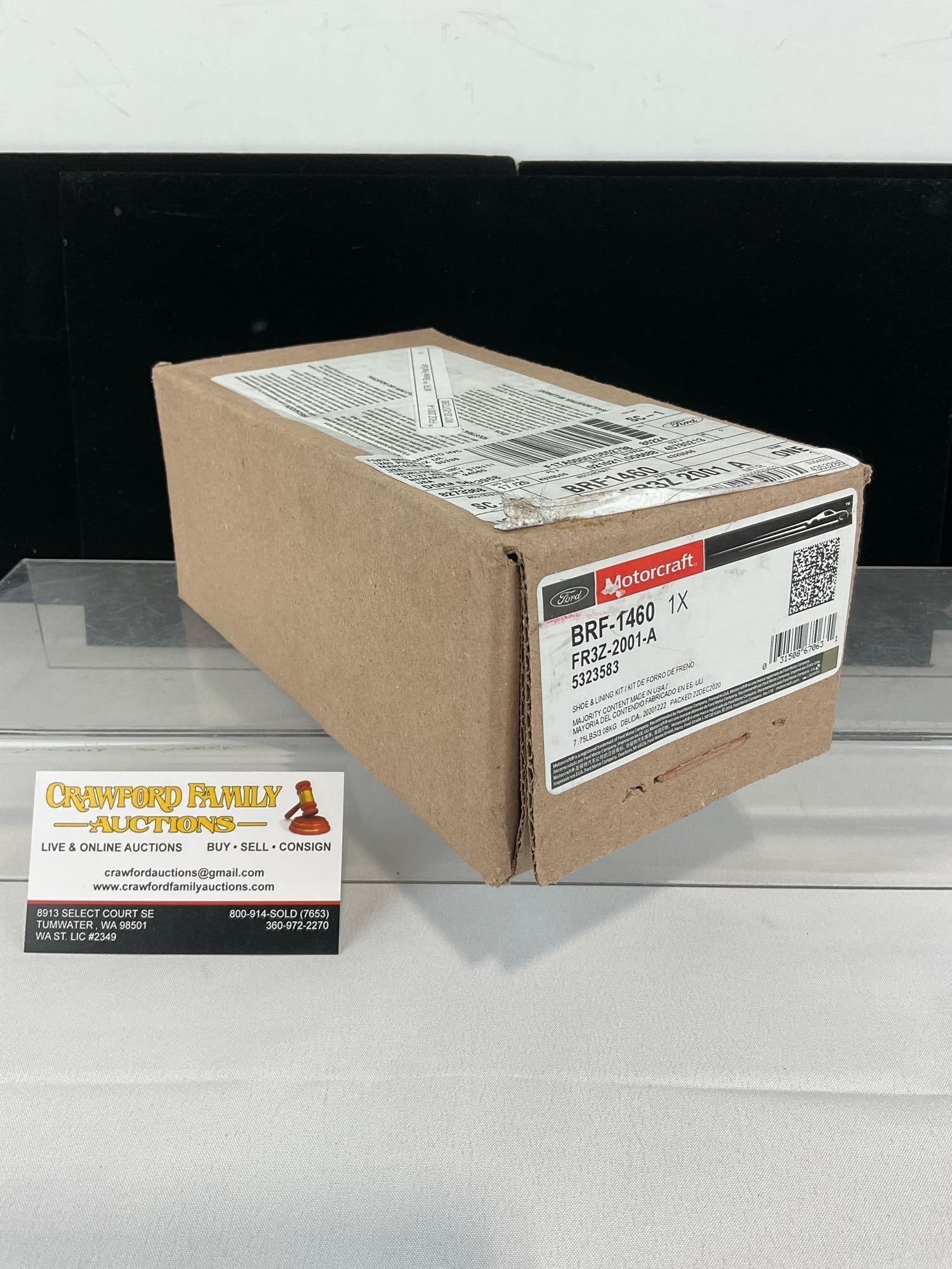 Ford Motorcraft BRF-1460 Brakepad Shoe & Lining Kit: Appears to be in good shape. The piece measures approx 4h x 9w x 5d inches. See pics. E-5910