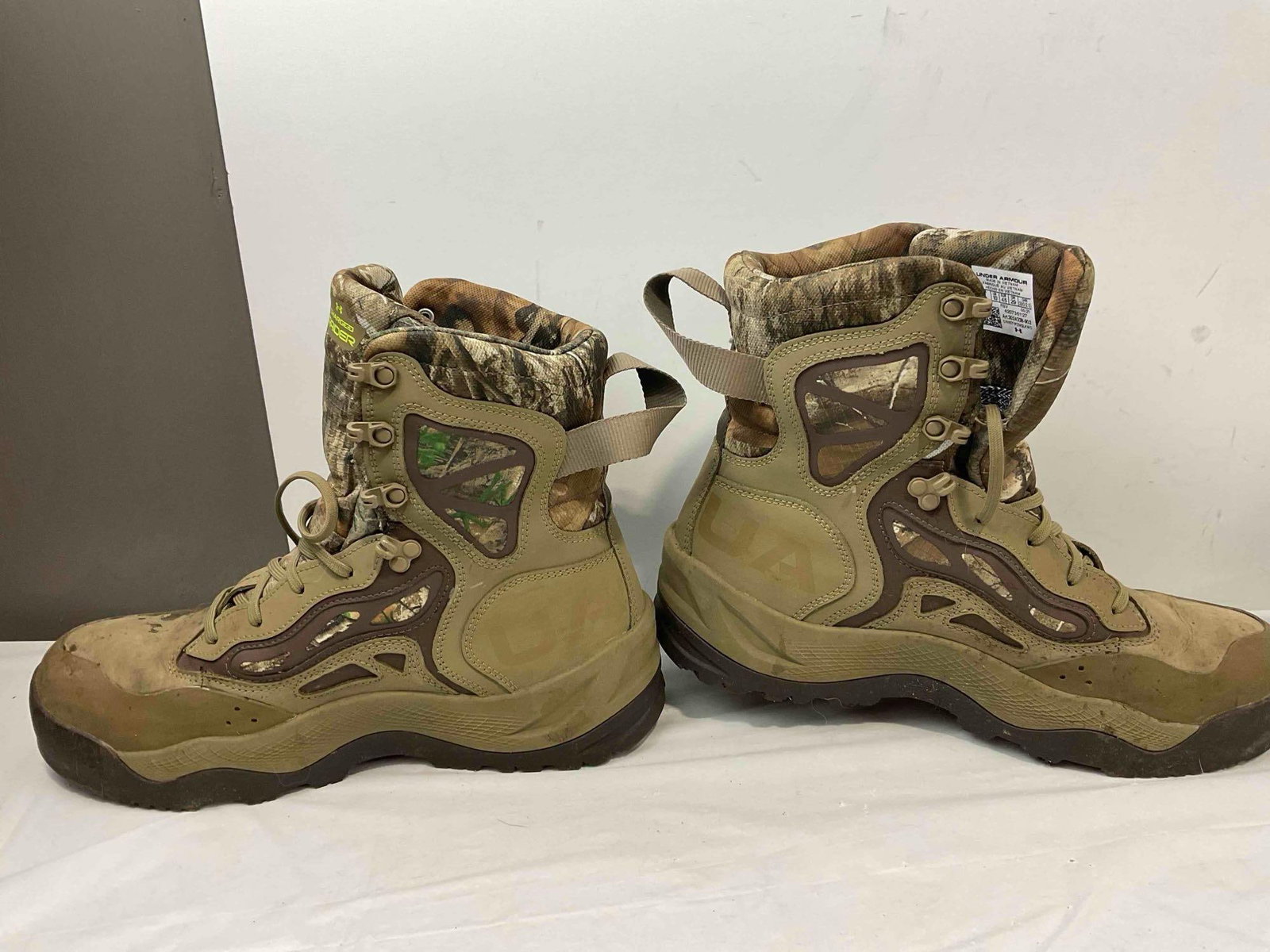 2 Pairs of Men's Size 11 Hiking Boots, incl. Under Armor & Vans MTE. Fair Condition. See pics. - 6
