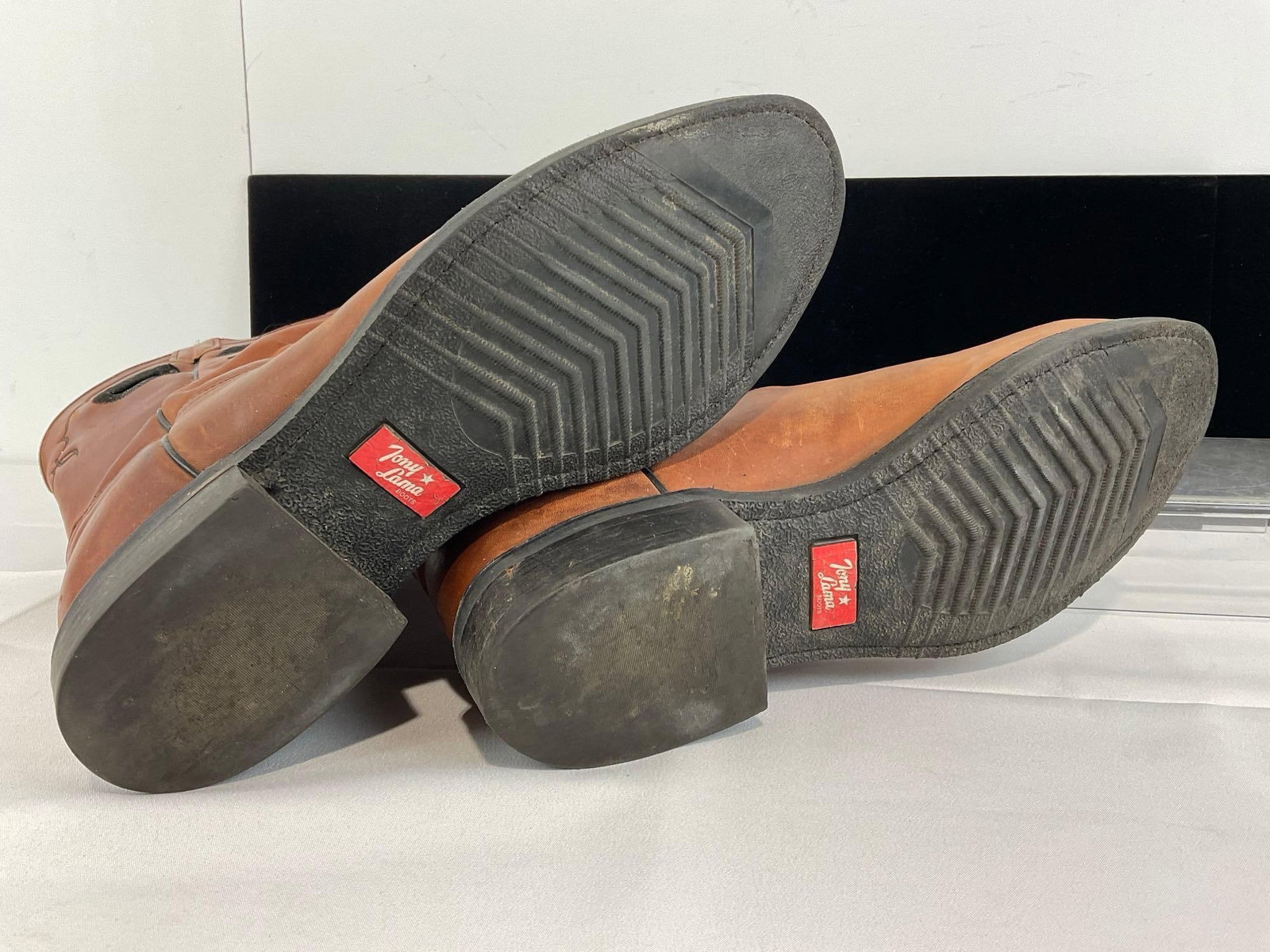Tony Lama Style Leather Cowboy Boots, size 10.5 - 4