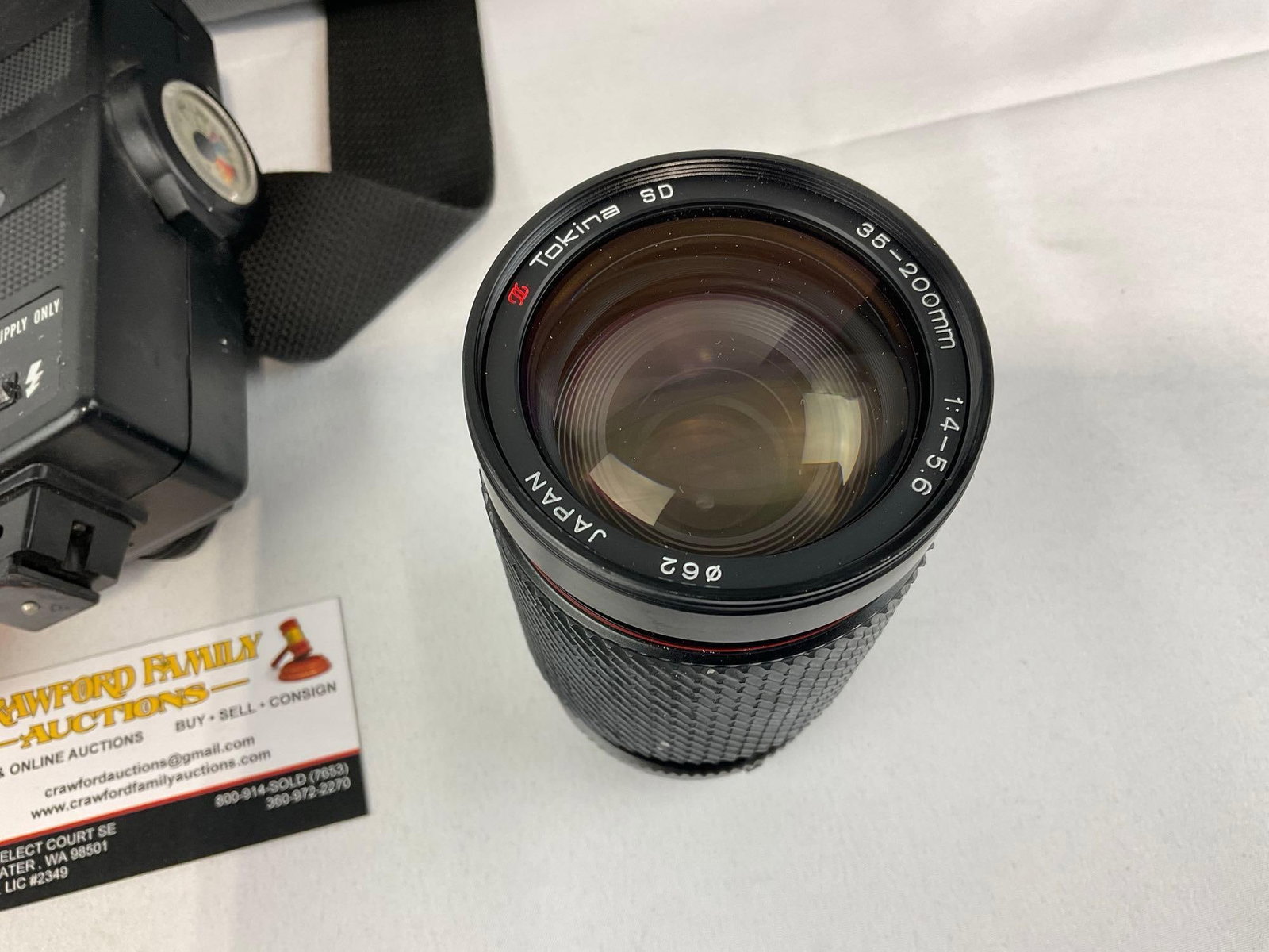 Nikon FG-20 Camera Body w/Tokina SD 35-200mm Lens, Sony Handicam camcorder - 4