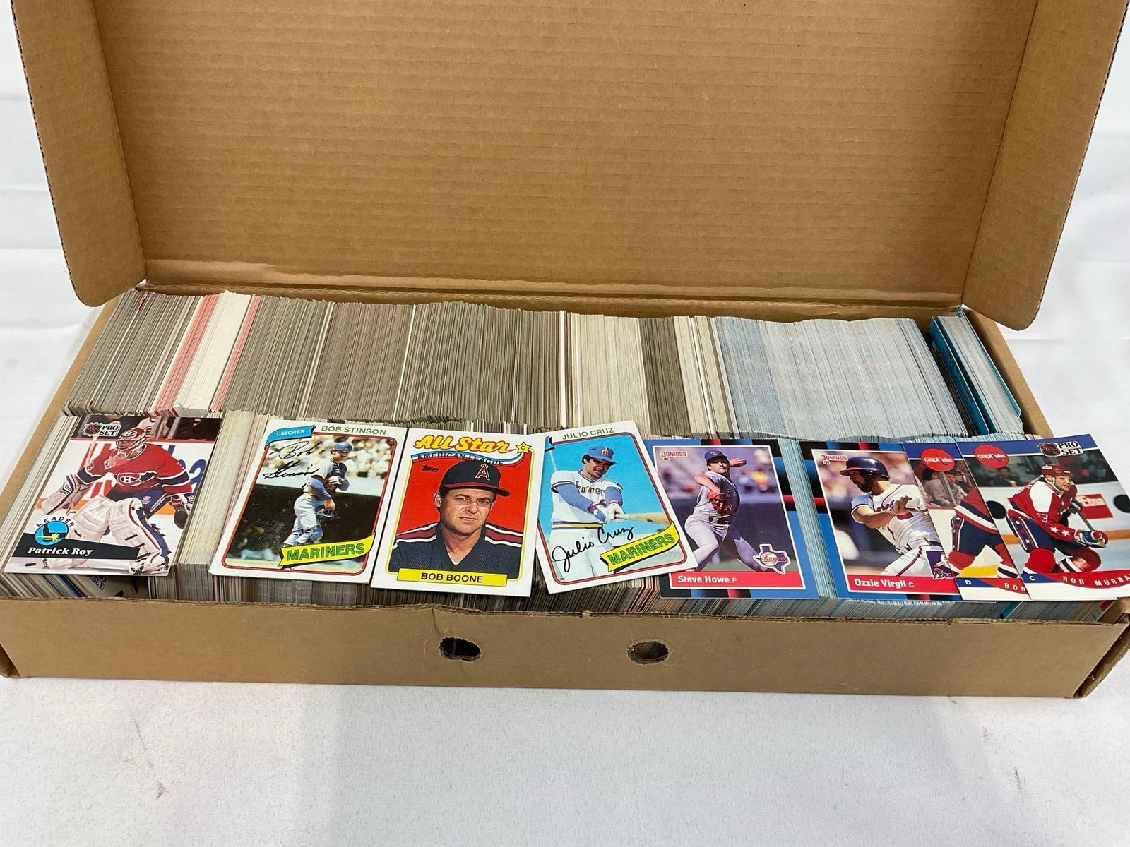 2 1990s 2.5-3k Boxes of Sports Cards, Baseball Topps, NHL Pro Set, Donruss & more sets - 2