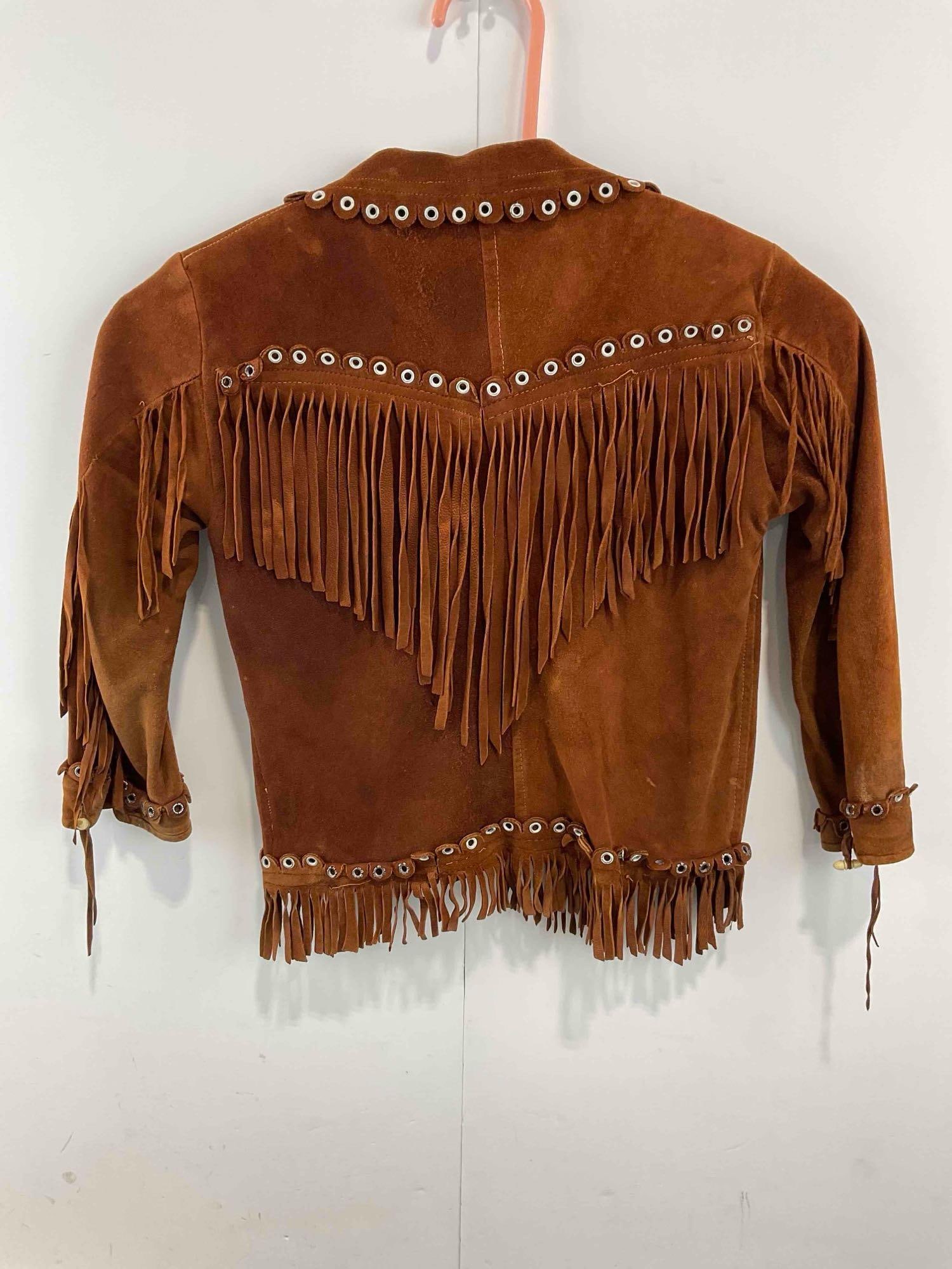 4 pcs Western Style Accessories, incl. Vintage Heischer Child's Suede Jacket, & 3x Hats. - 11
