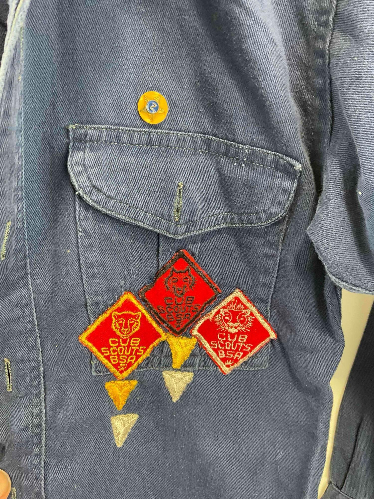 4 pcs Vintage Collectible Clothes, incl. Boy Scouts of America Cub Scout Shirt & More! See pics. - 4