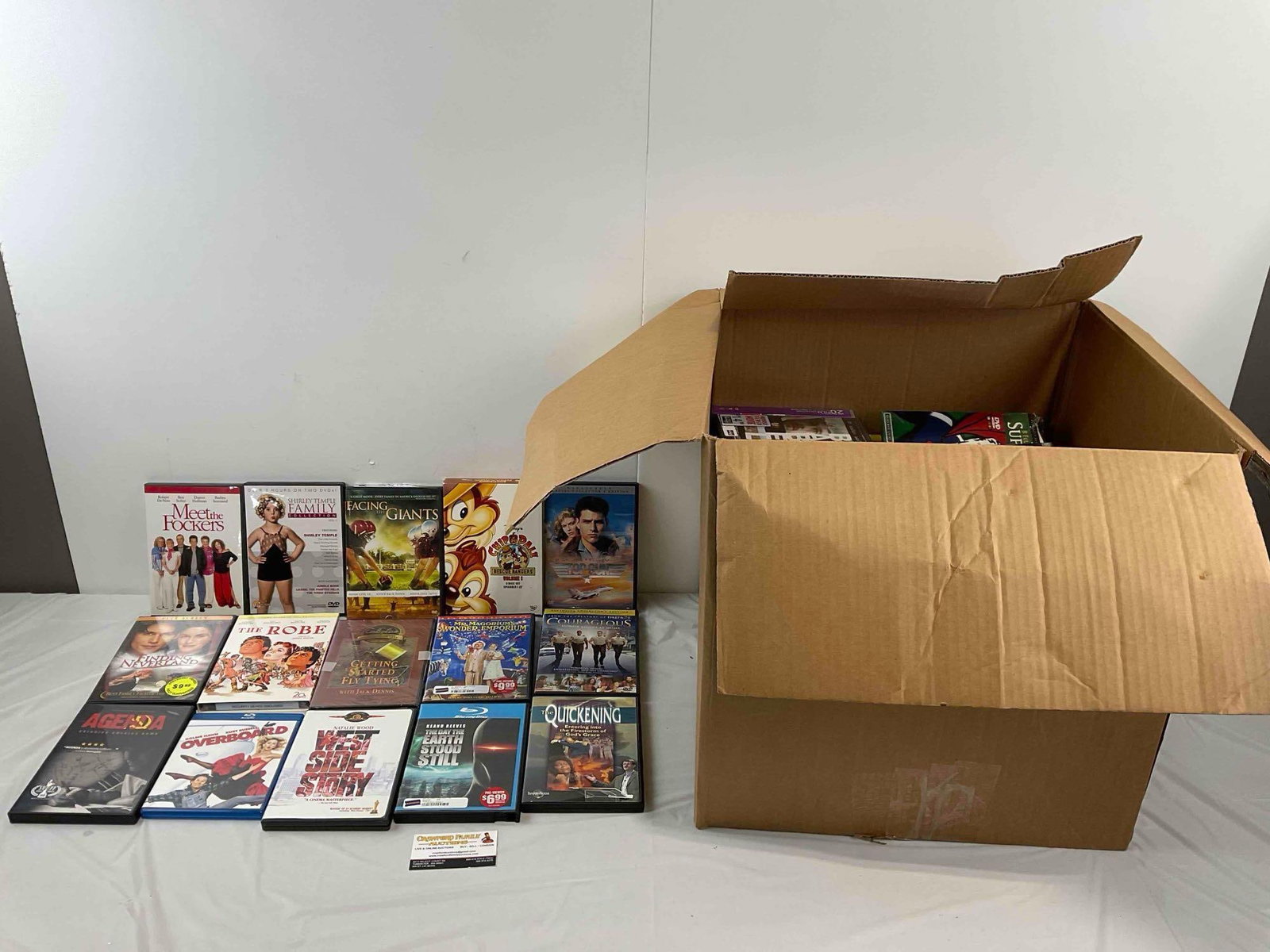 75+ pcs DVD & Blu-ray Movie Collection, incl. Musicals, Religious Films, Classics & More! See pics.: 75+ pcs DVD & Blu-ray Movie Collection, incl. Musicals, Religious Films, Classics & More! Some are still in plastic, others have been opened and used, some loose discs. Not all cases have