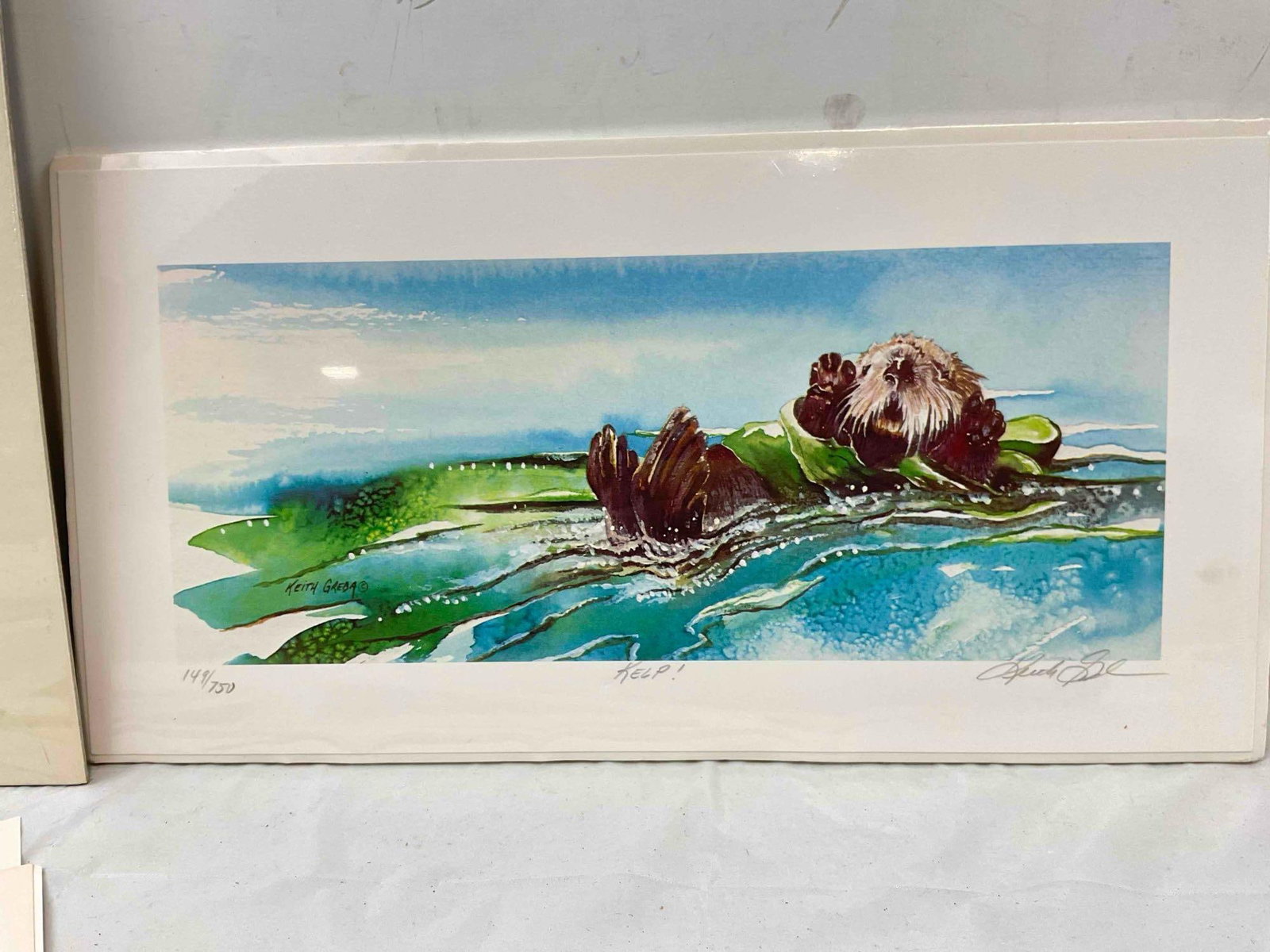 22 pcs Unframed Prints, incl. "Kelp!" Ltd. Ed. 149/750 Watercolor by Keith Greba. See pics. - 2