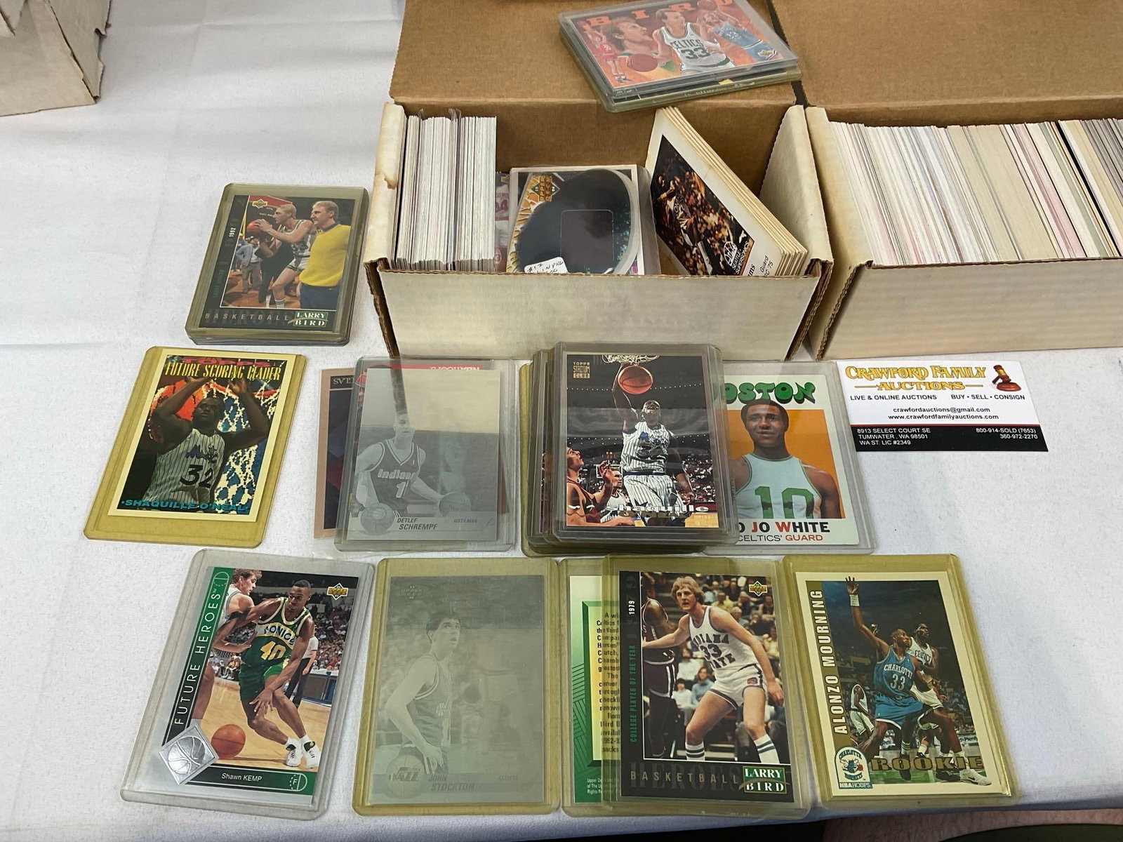 Vintage 3500+ Sports Cards, variety of Basketball Cards, NBA Hoops, Topps & more - 2