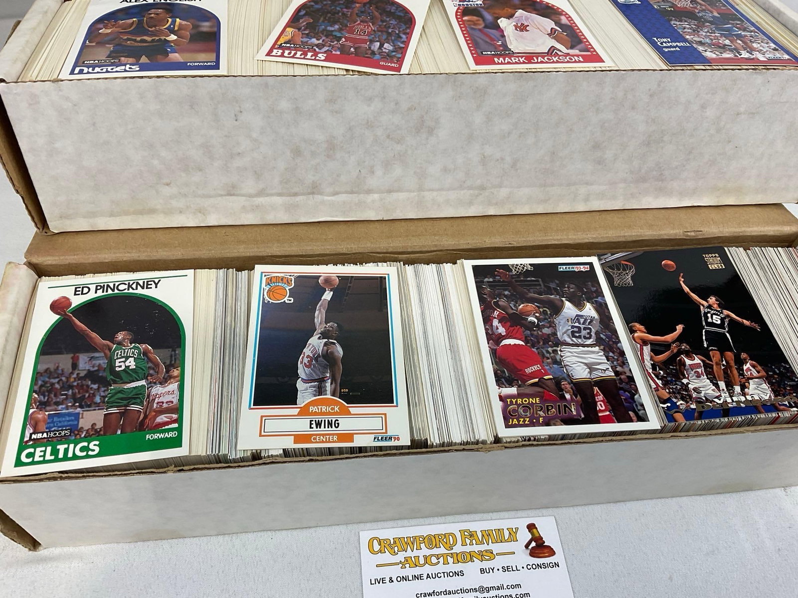 Vintage 3500+ Sports Cards, Basketball Cards, NBA Hoops, Topps Stadium Club, Fleer 93 & more - 2