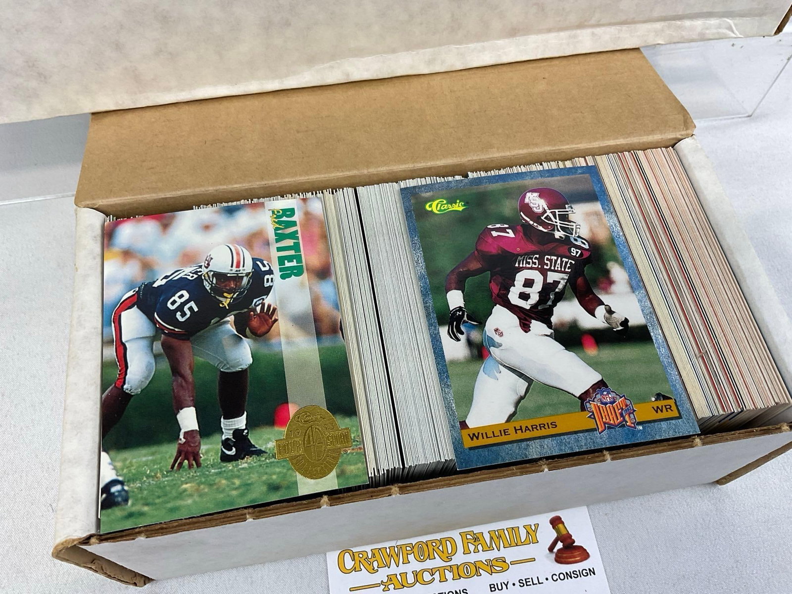Vintage 2500+ Sports Cards, Football, Pinnacle, Wild Card, Classic & NFL Pro & more - 3